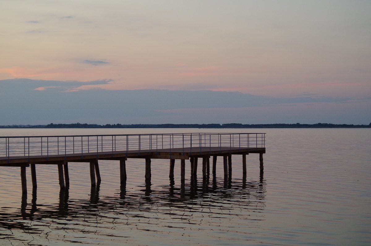Pier at sunset