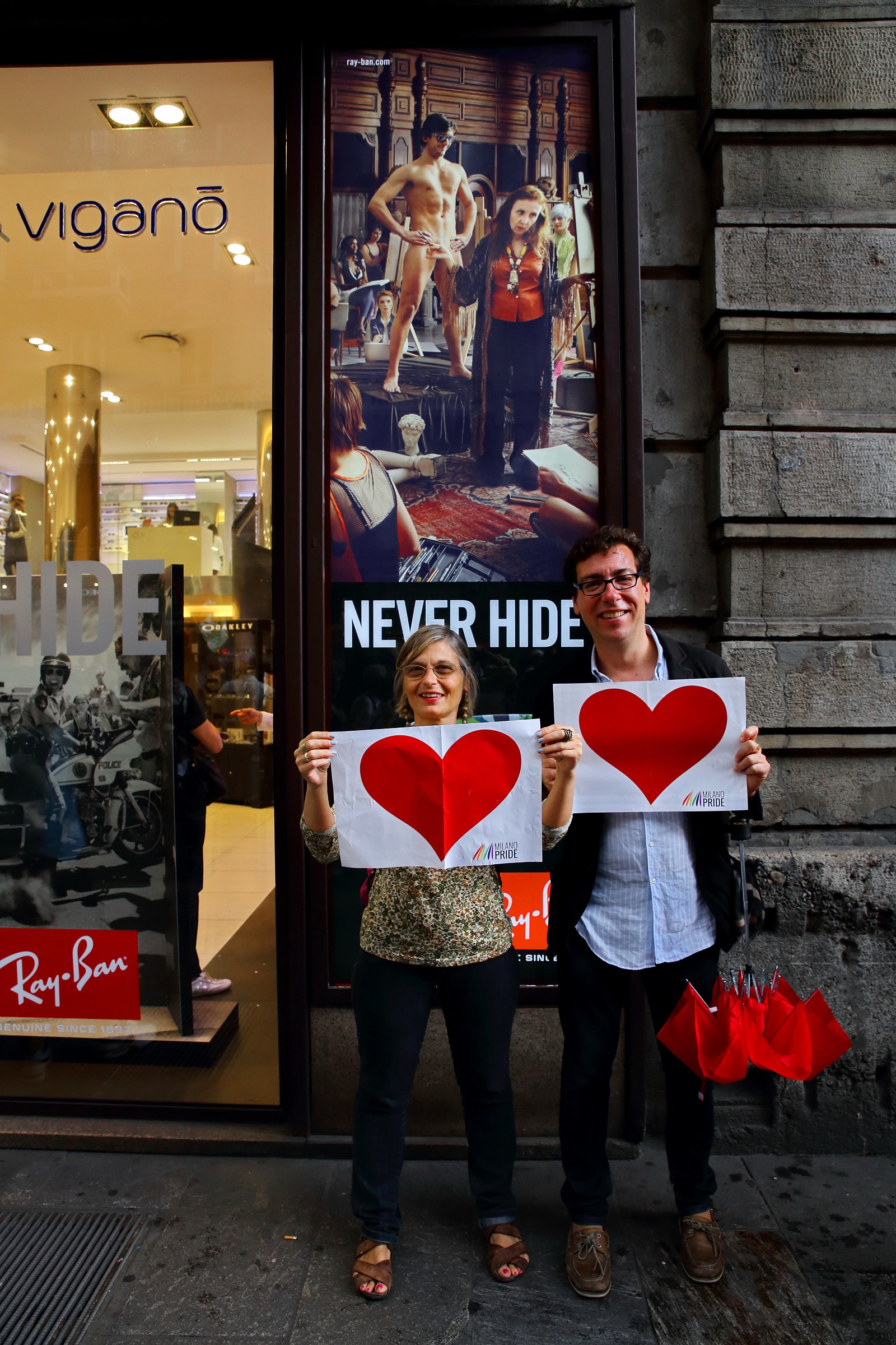 Never Hide - Milano gay pride 2014