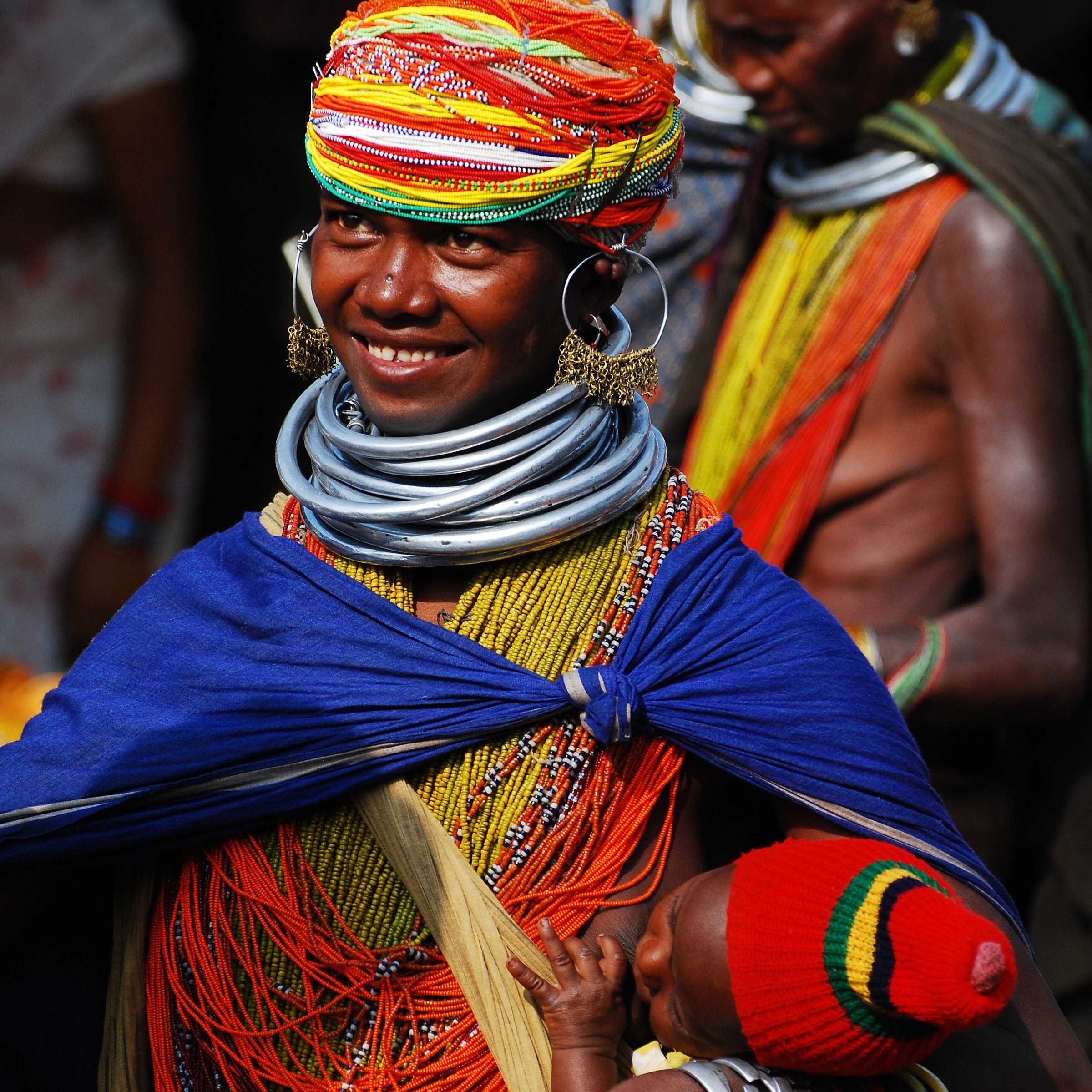 donna e bimbo Orissa