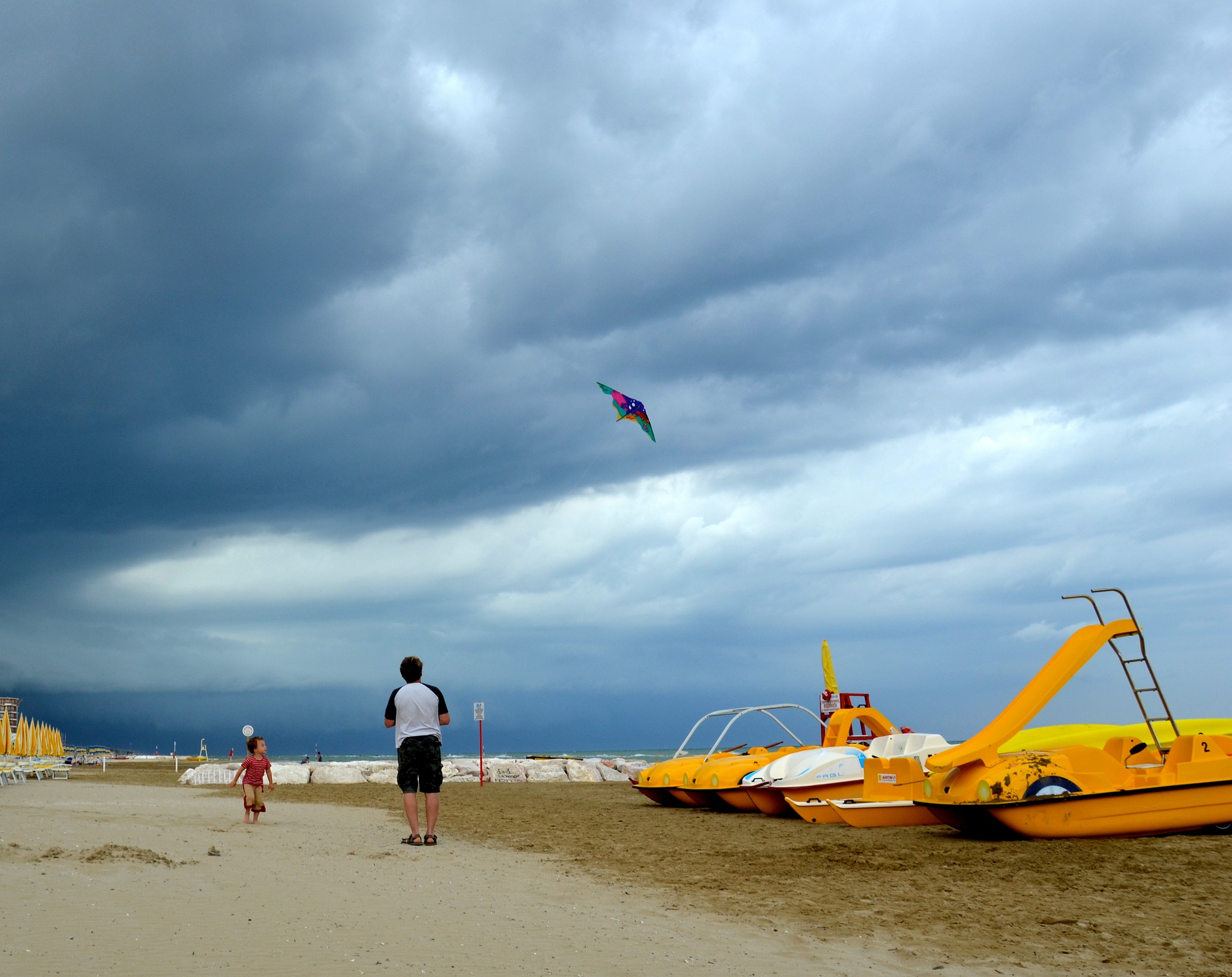 Giocando con il papà