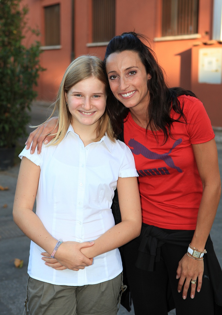 Federica Galante with Elisa Di Francisca