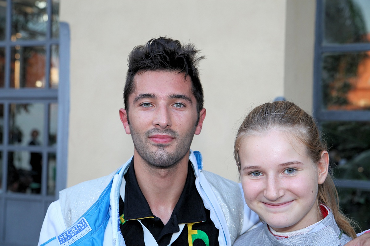Federica Galante with Giorgio Avola