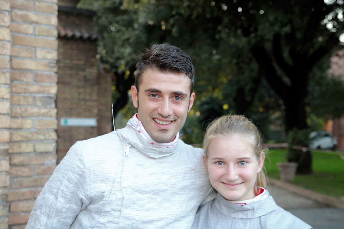 Federica Galante with Luigi Samele