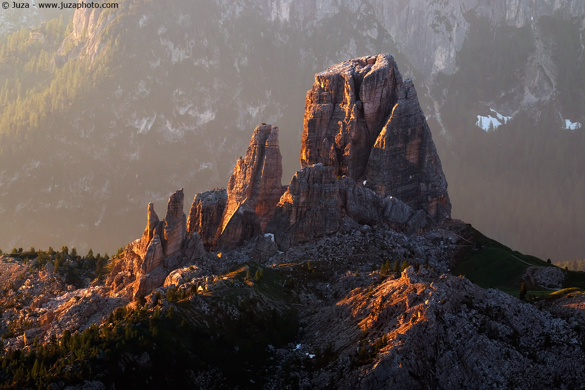 The Cinque Torri views from Lagazuoi
