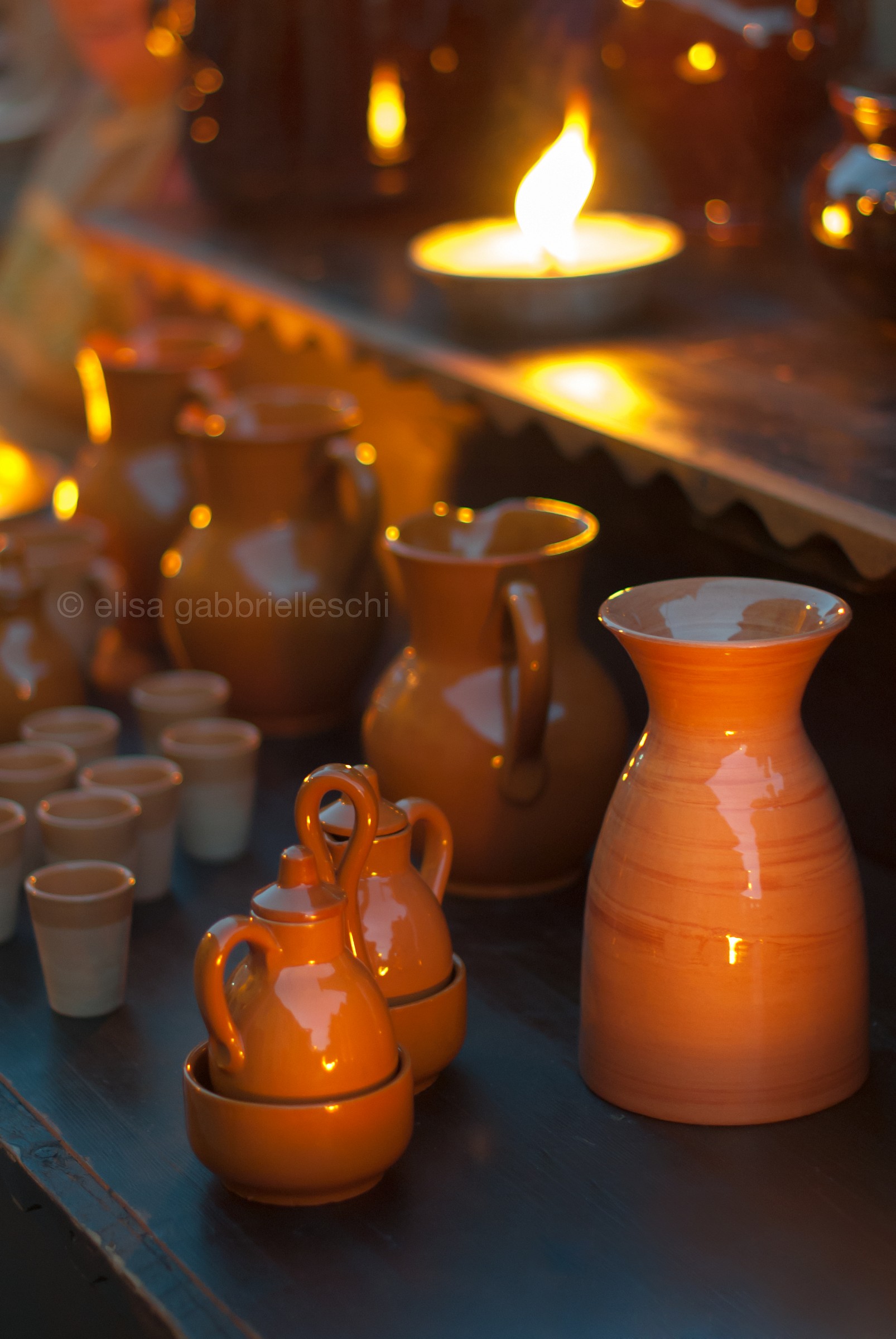 Vasellame in terracotta