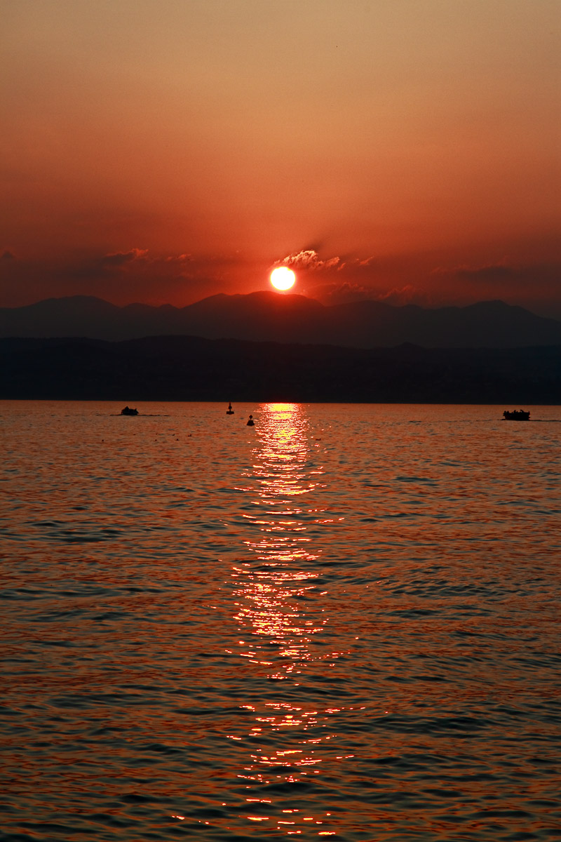 Sunset in Sirmione