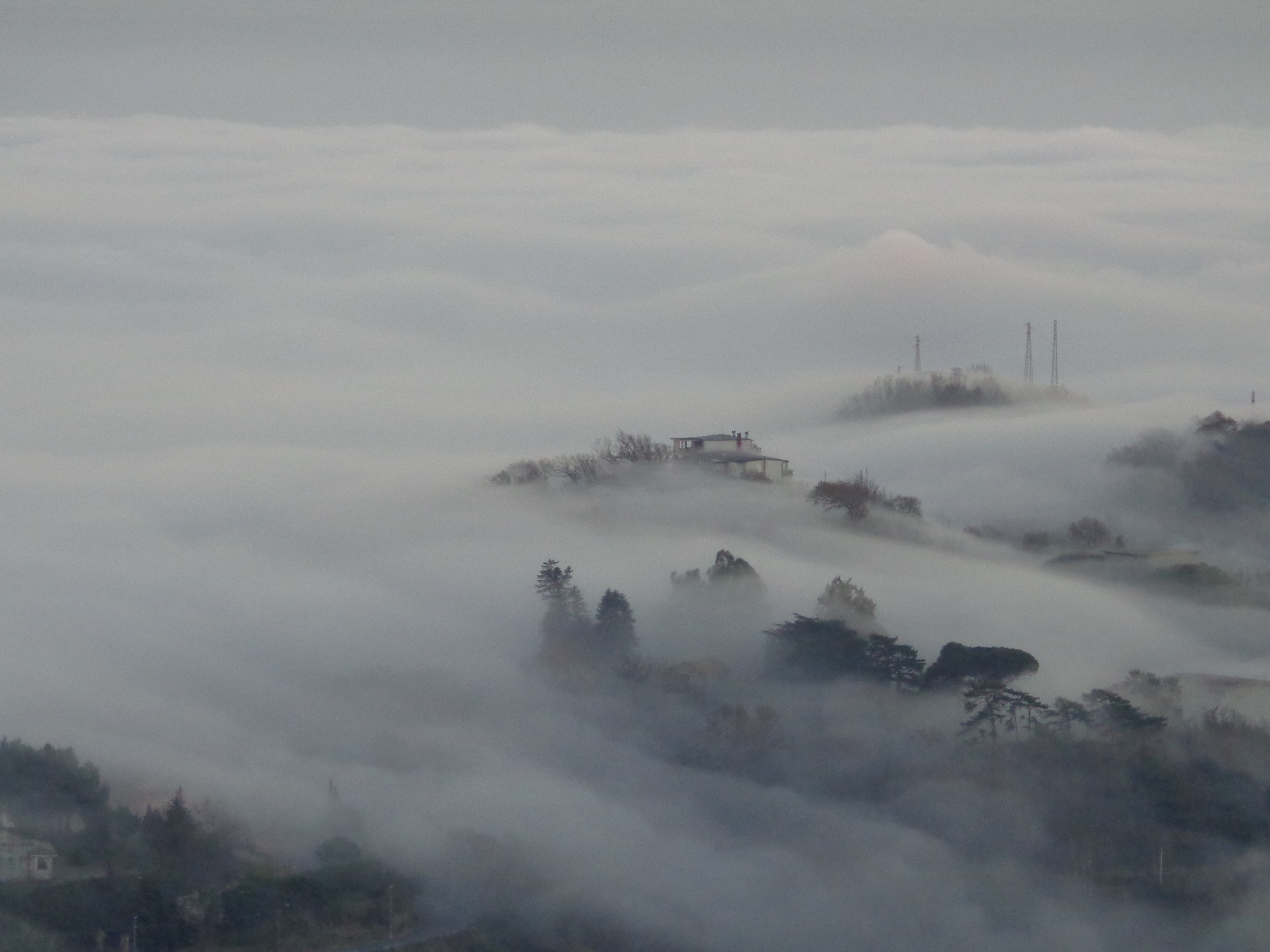 Mountain with double cream