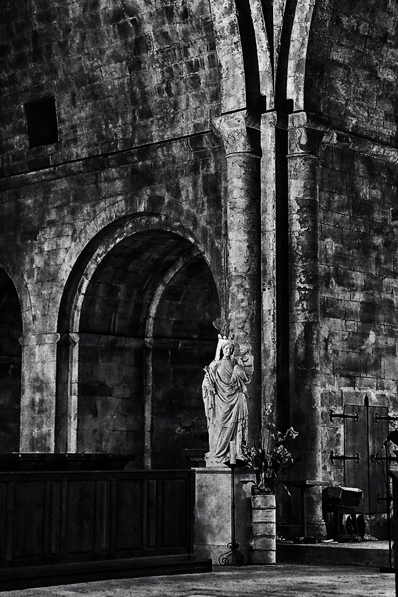 Benedictine Abbey Church of St Mary Statue Senanque