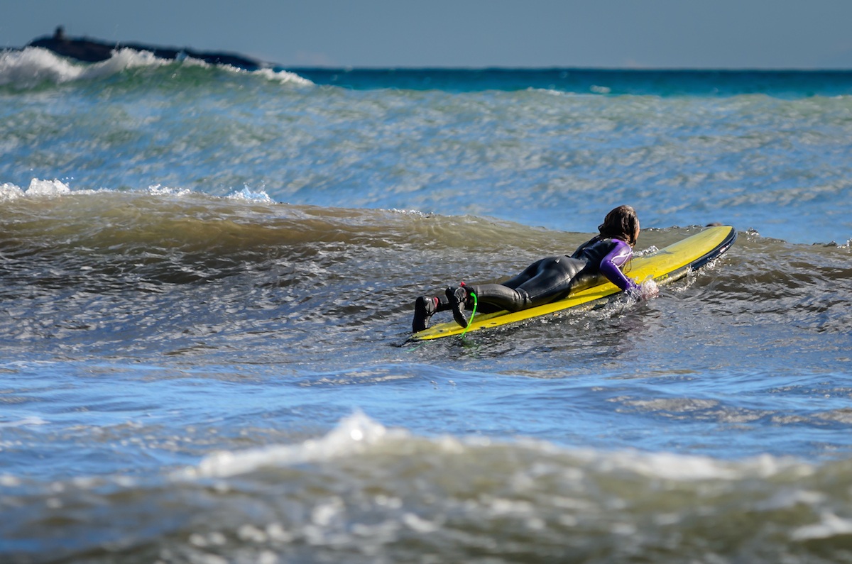 Waiting for the wave