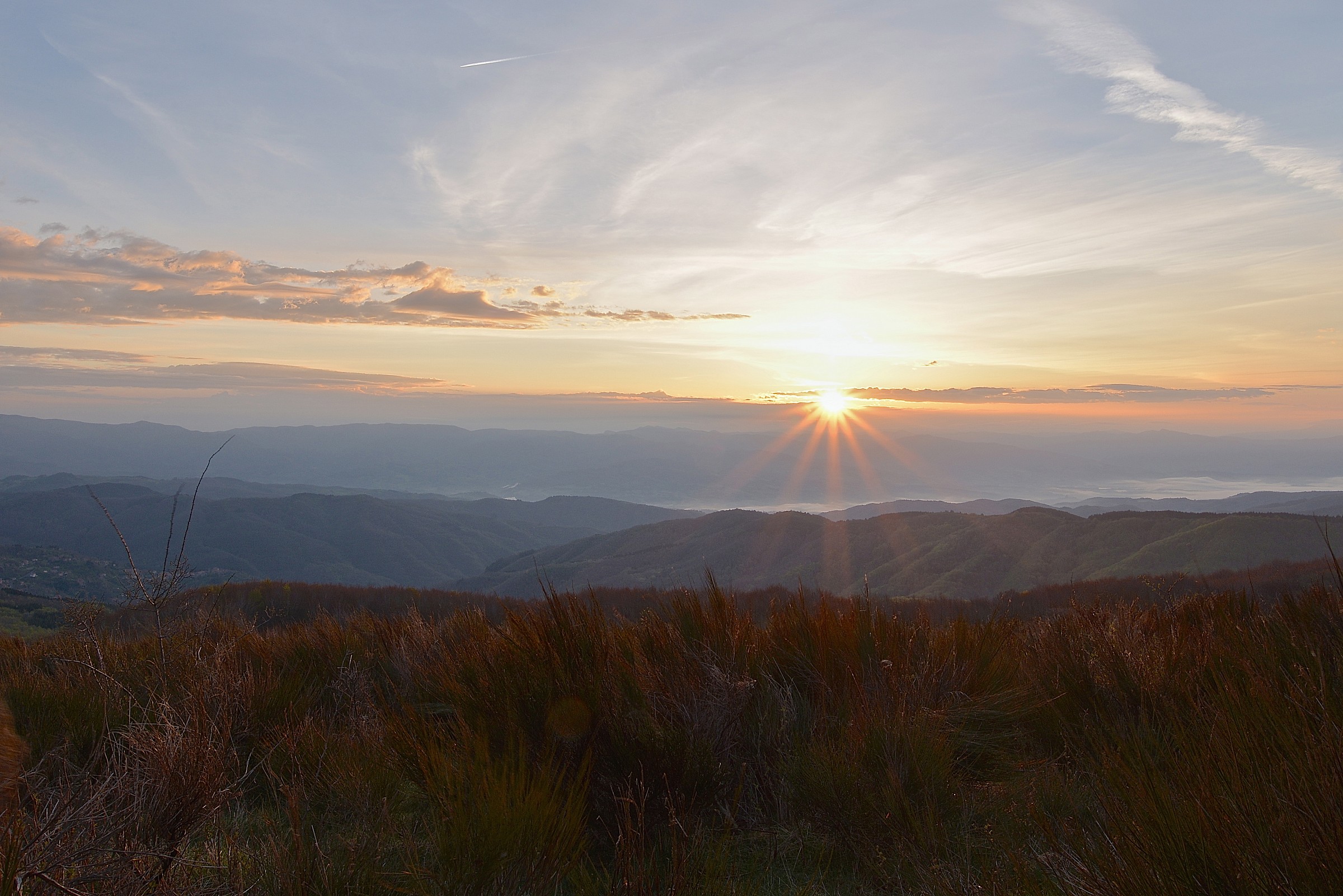 First light on the Casentino