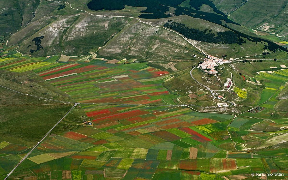 Castelluccio - aerial point