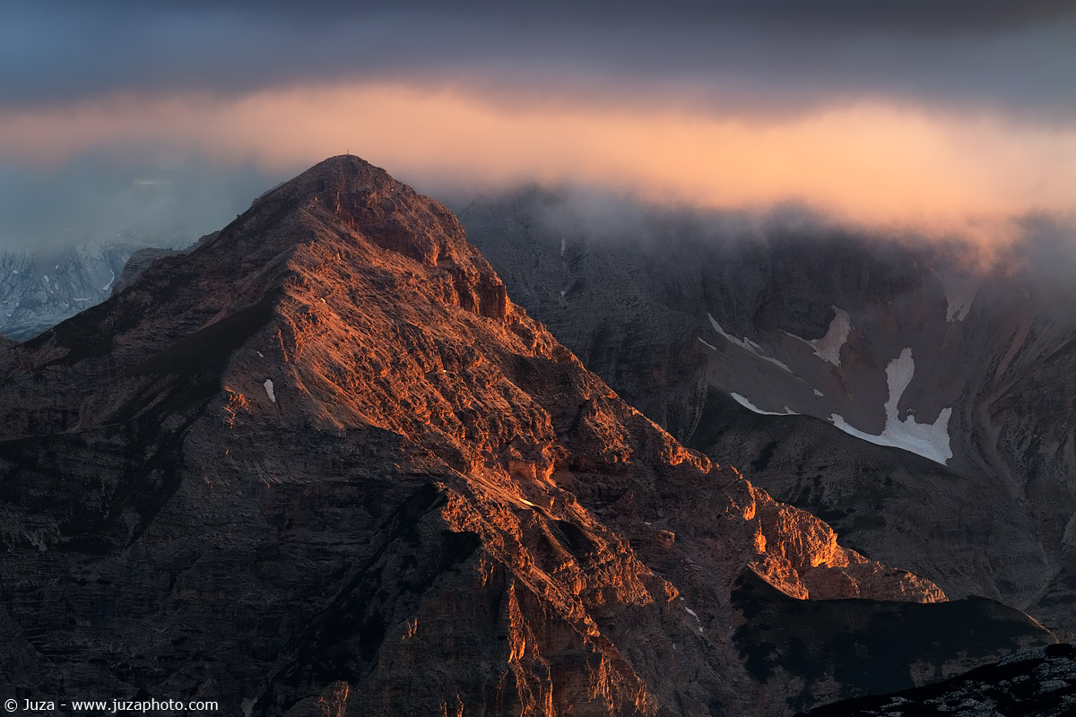 Sunset from the Rifugio Biella, 017 860