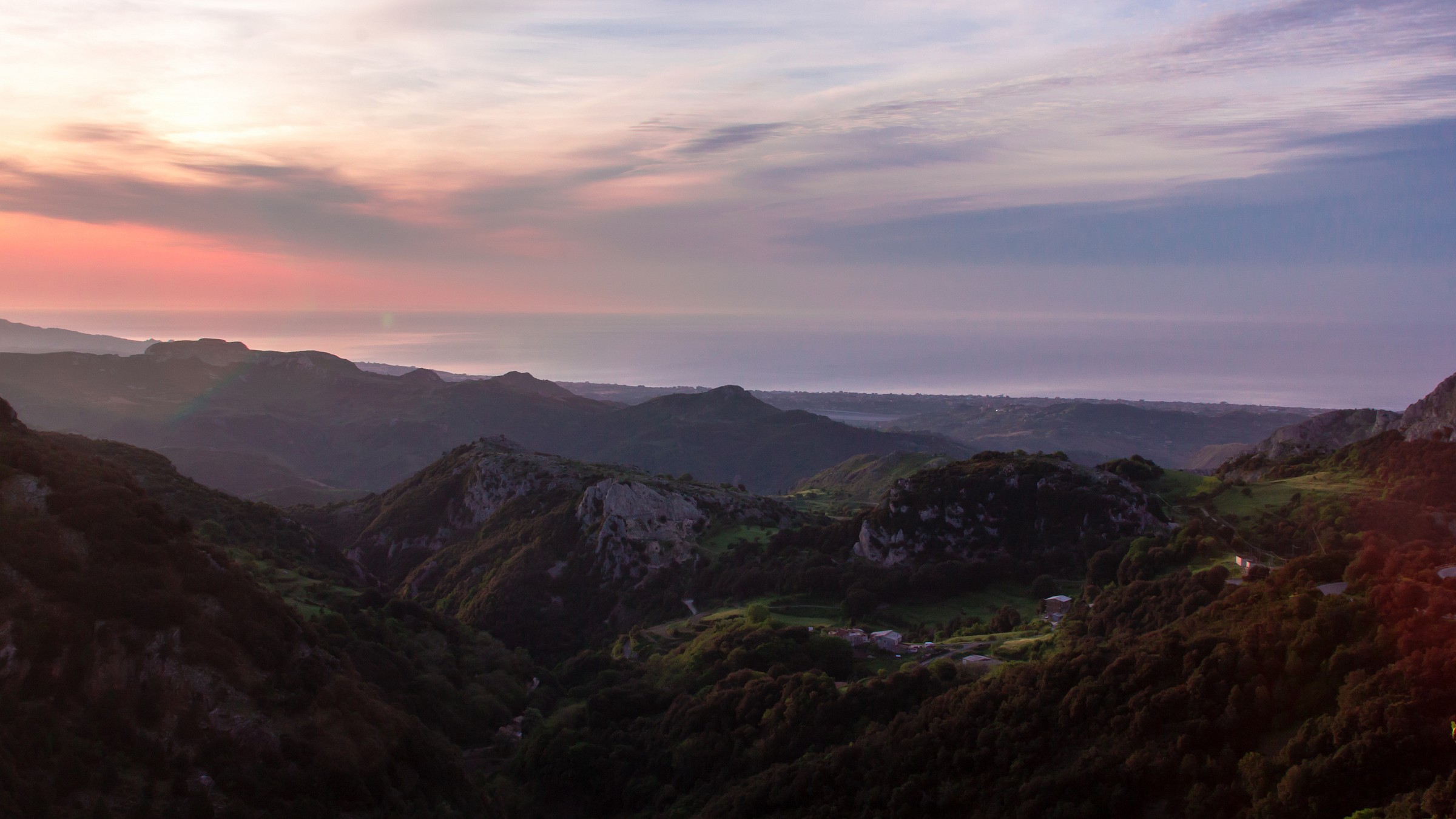 Ionian Sea views from the massive Aspromontano