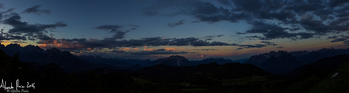 Panorama dal Rif. Ciareido