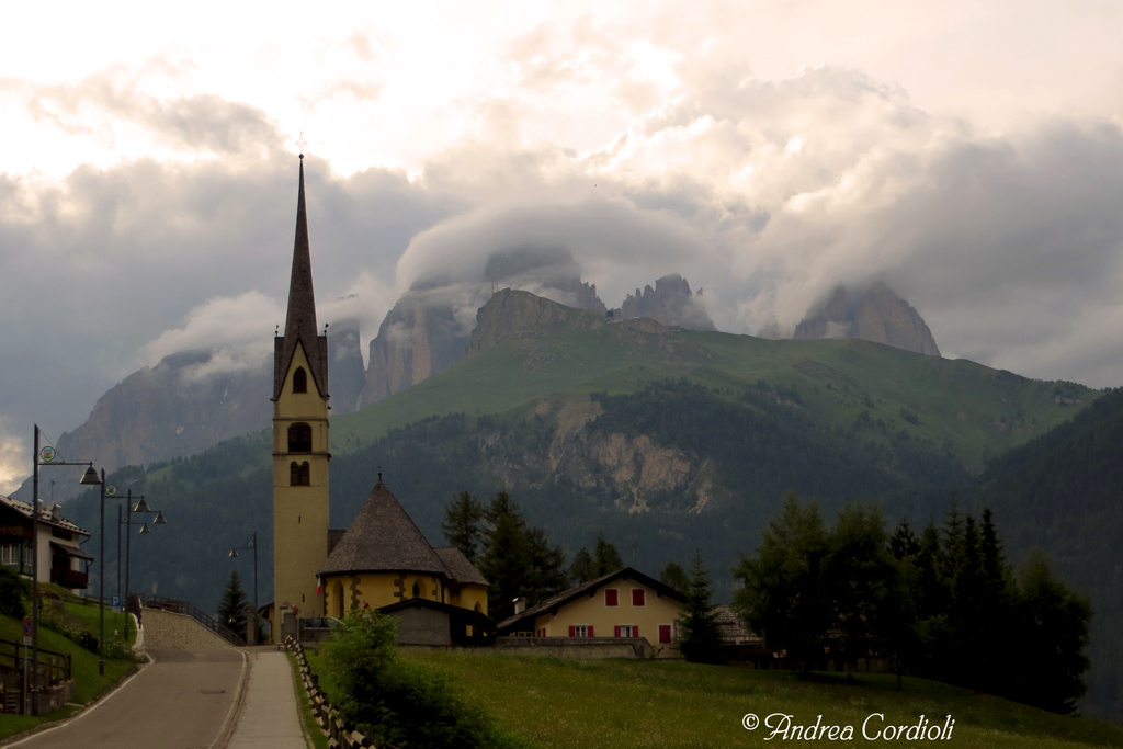 tramonto ad Alba (di Canazei)