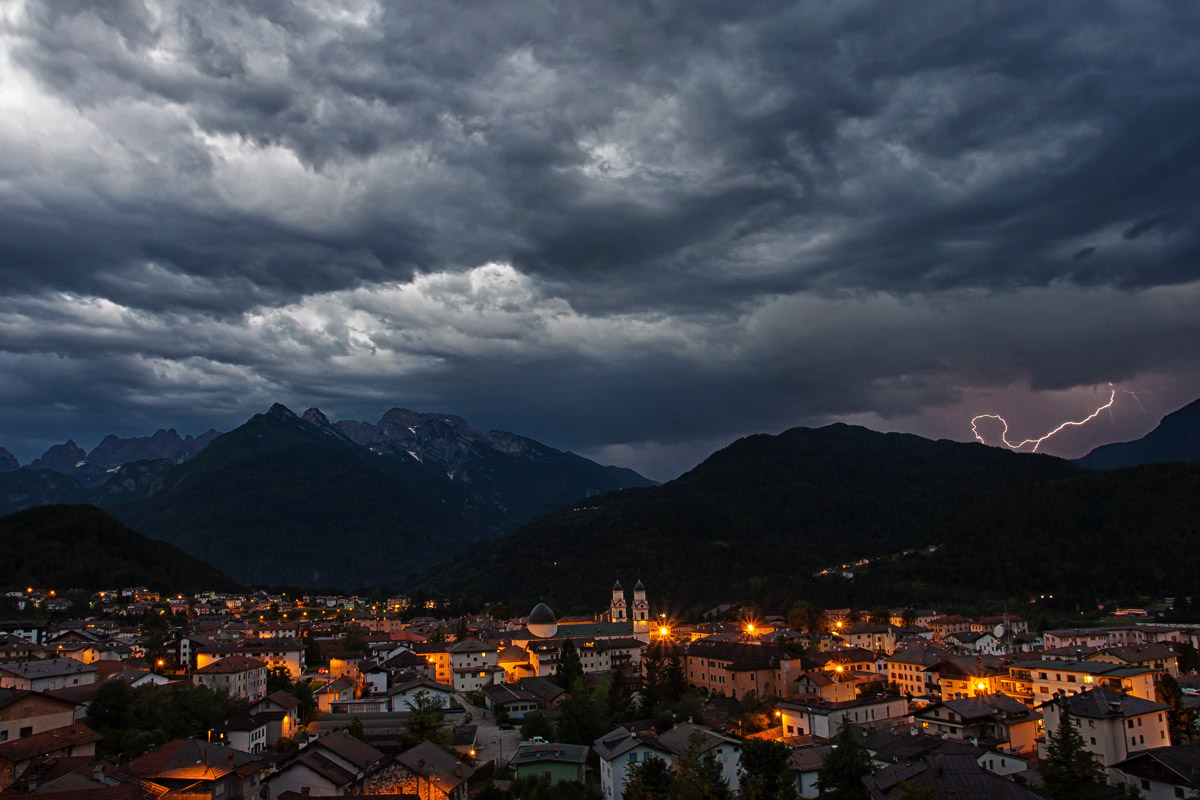 Aria di tempesta ad Agordo