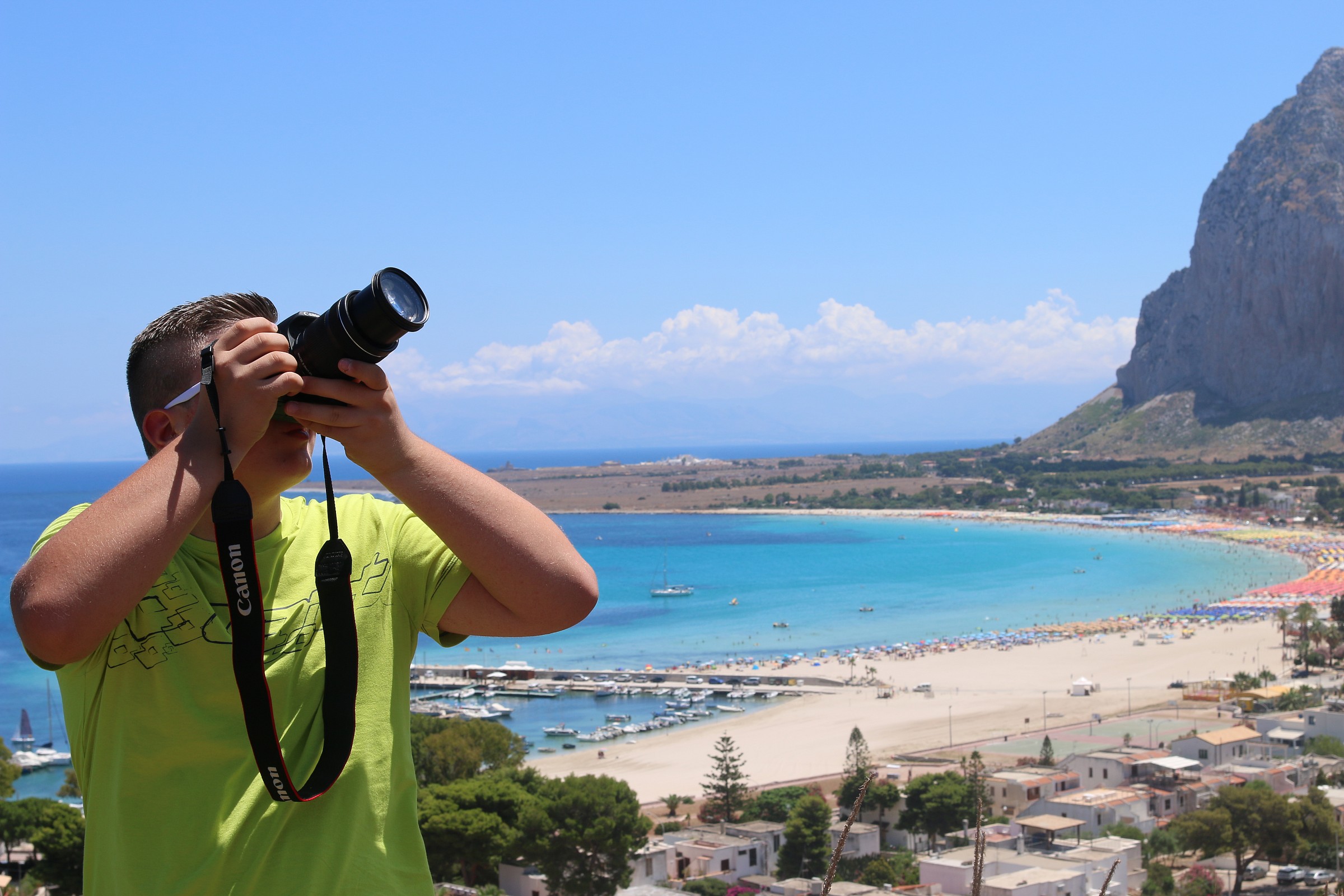 Photographer in action