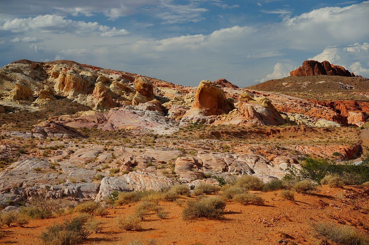 I colori del deserto di roccia