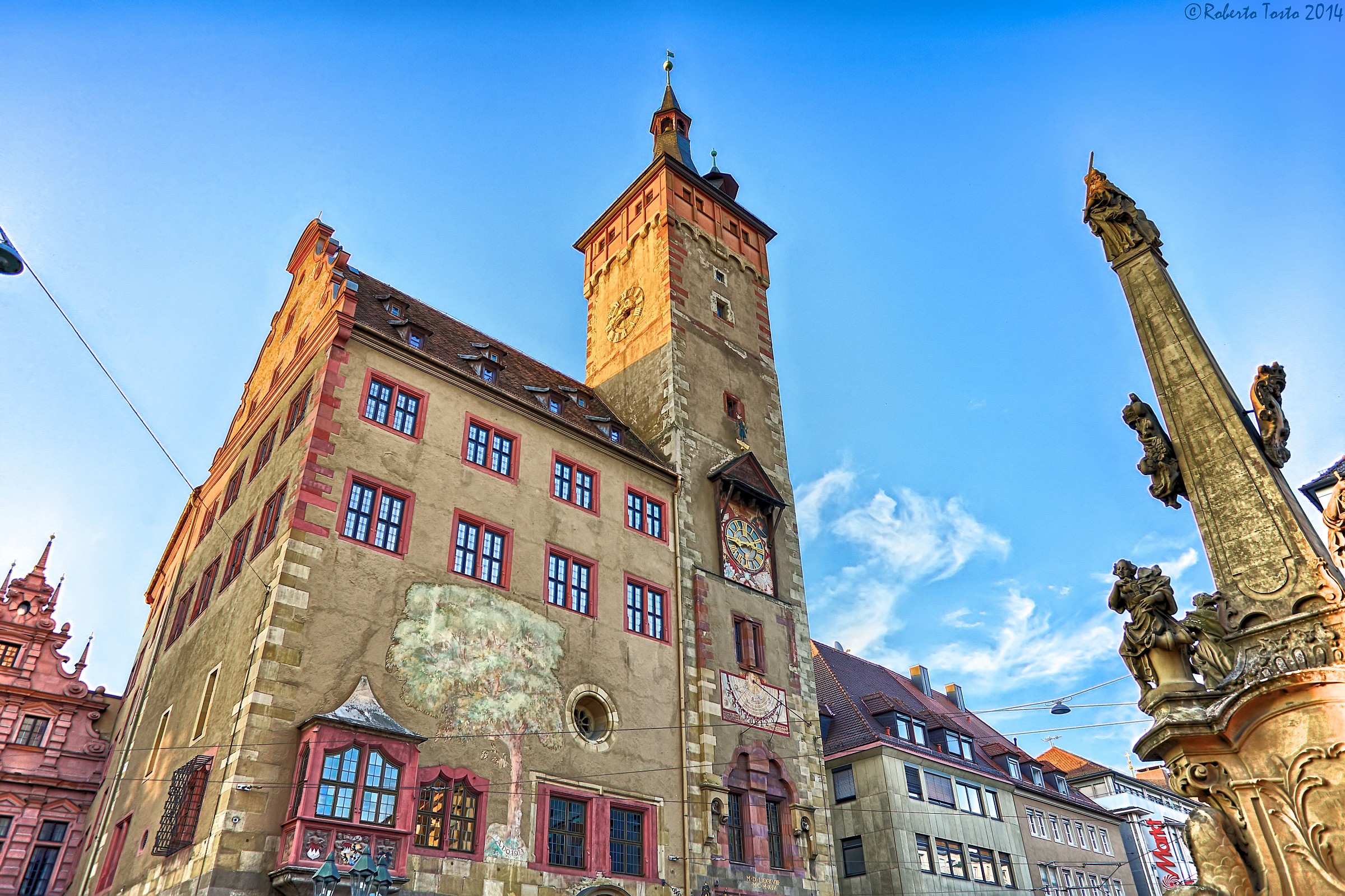 Una birra in Piazza a W?rzburg