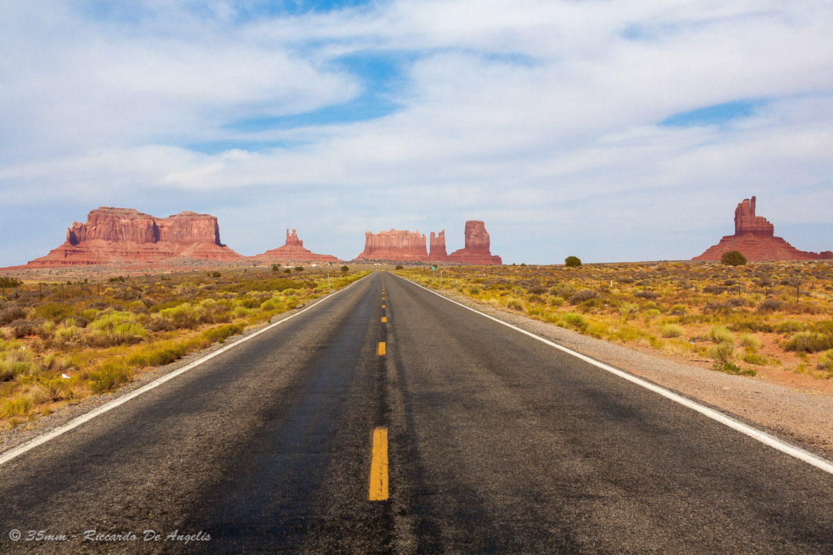 Towards the monment Valley