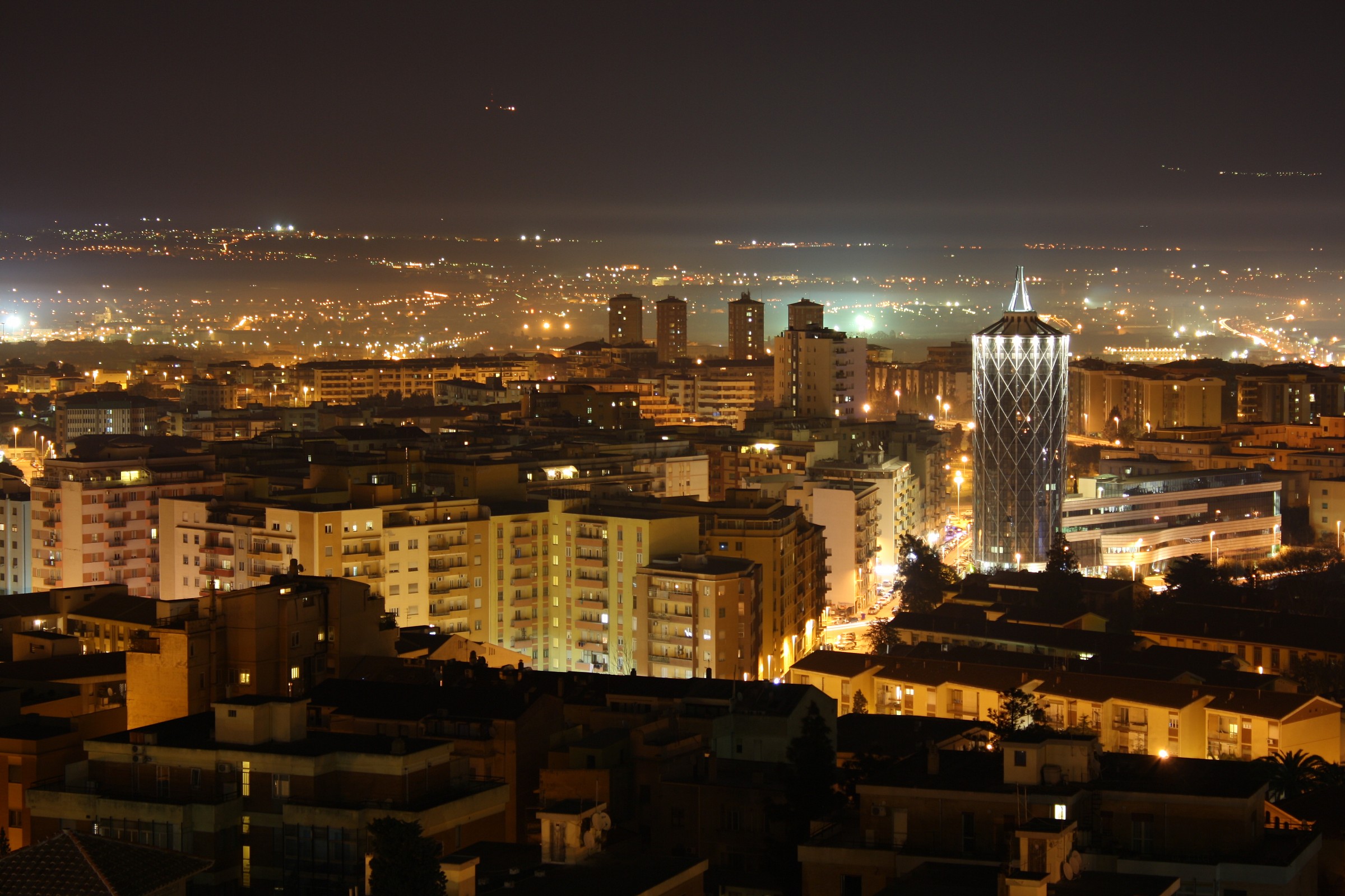 Cagliari by night