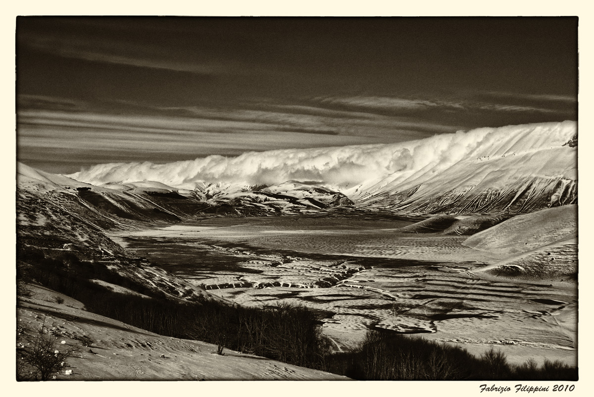 Il pian grande di Castelluccio di Norcia - Vintage