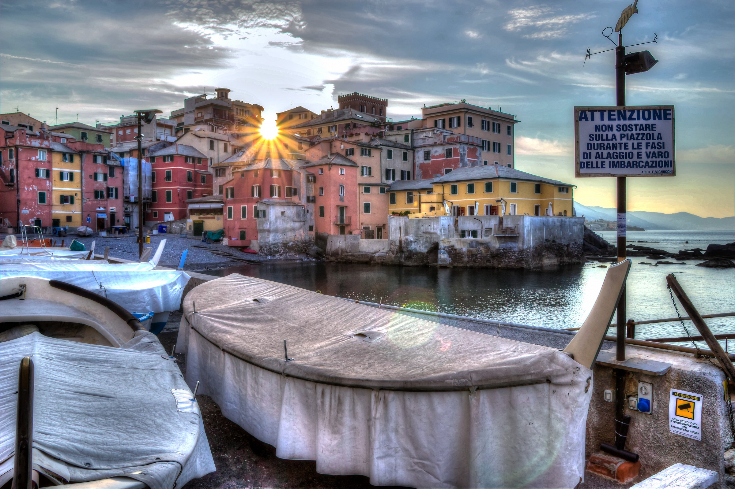 Boccadasse all'alba