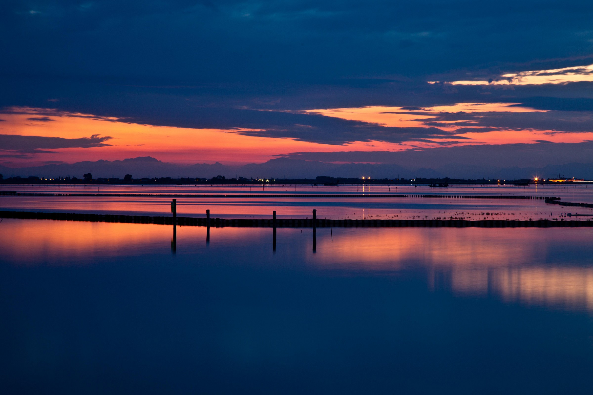 Le luci del tramonto
