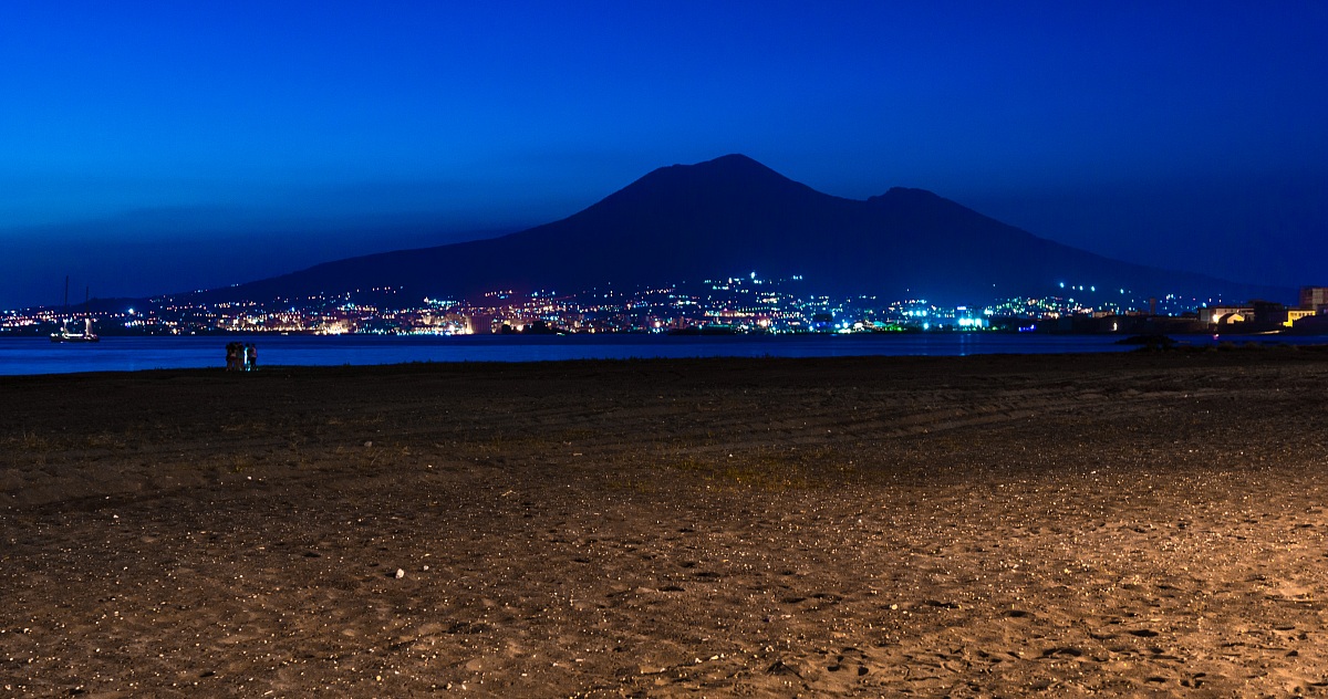 Vesuvius seen from Castellammare di Stabia