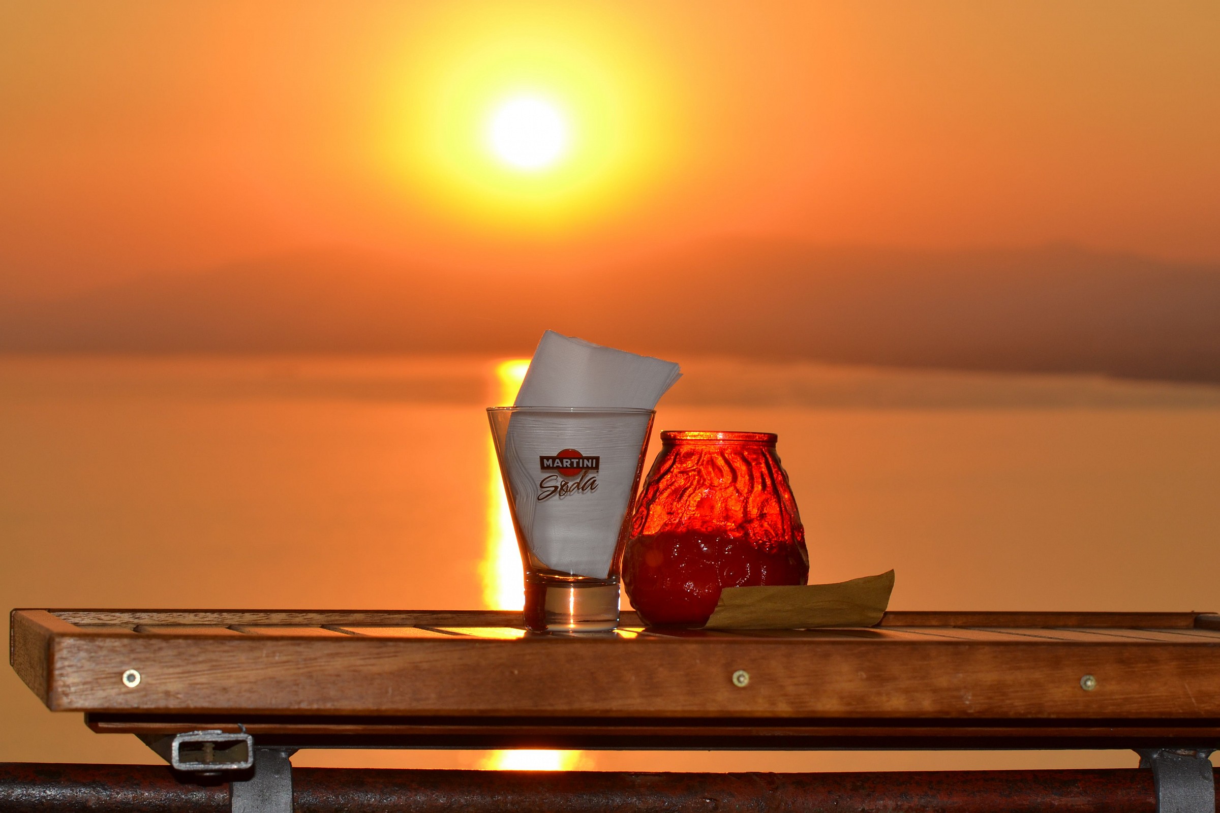 Un Martini al tramonto