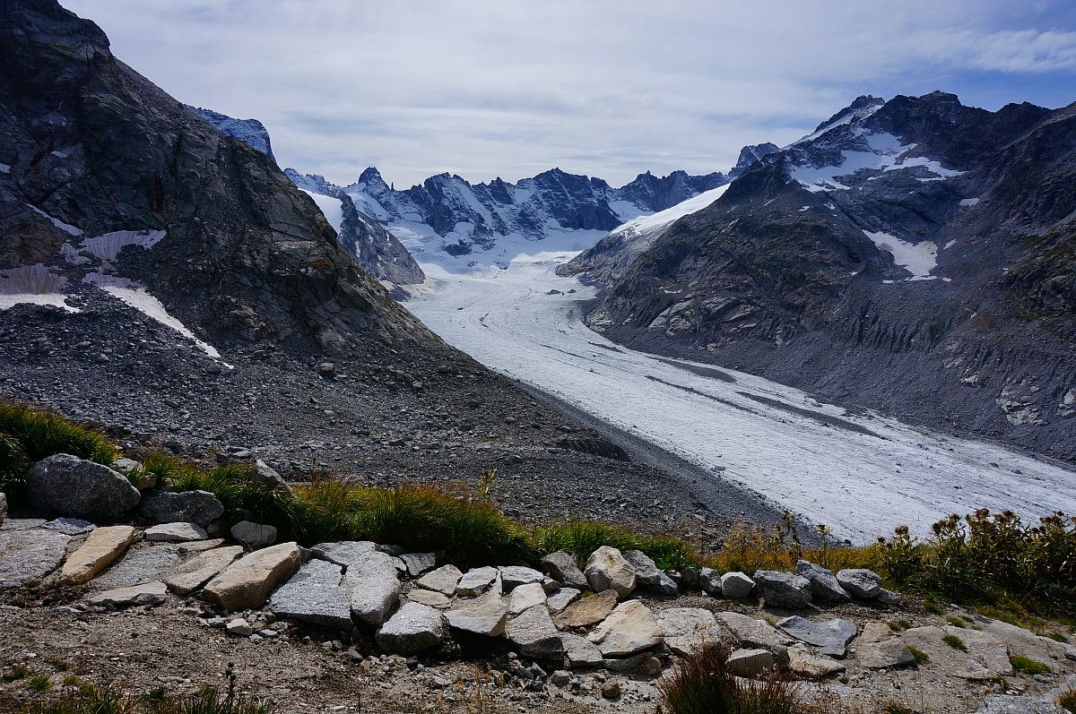 Ghiacciaio del Forno - Dal rifugio