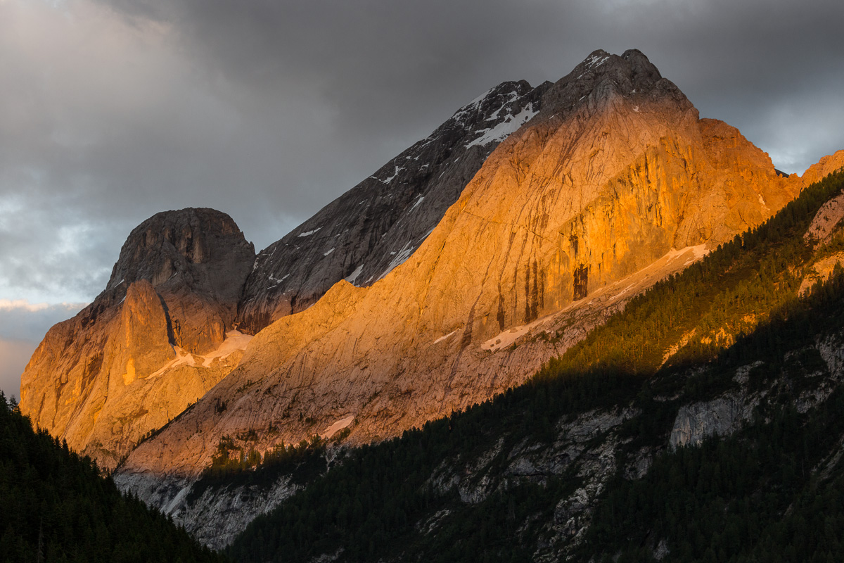 Tramonto sul Gran Vernel...