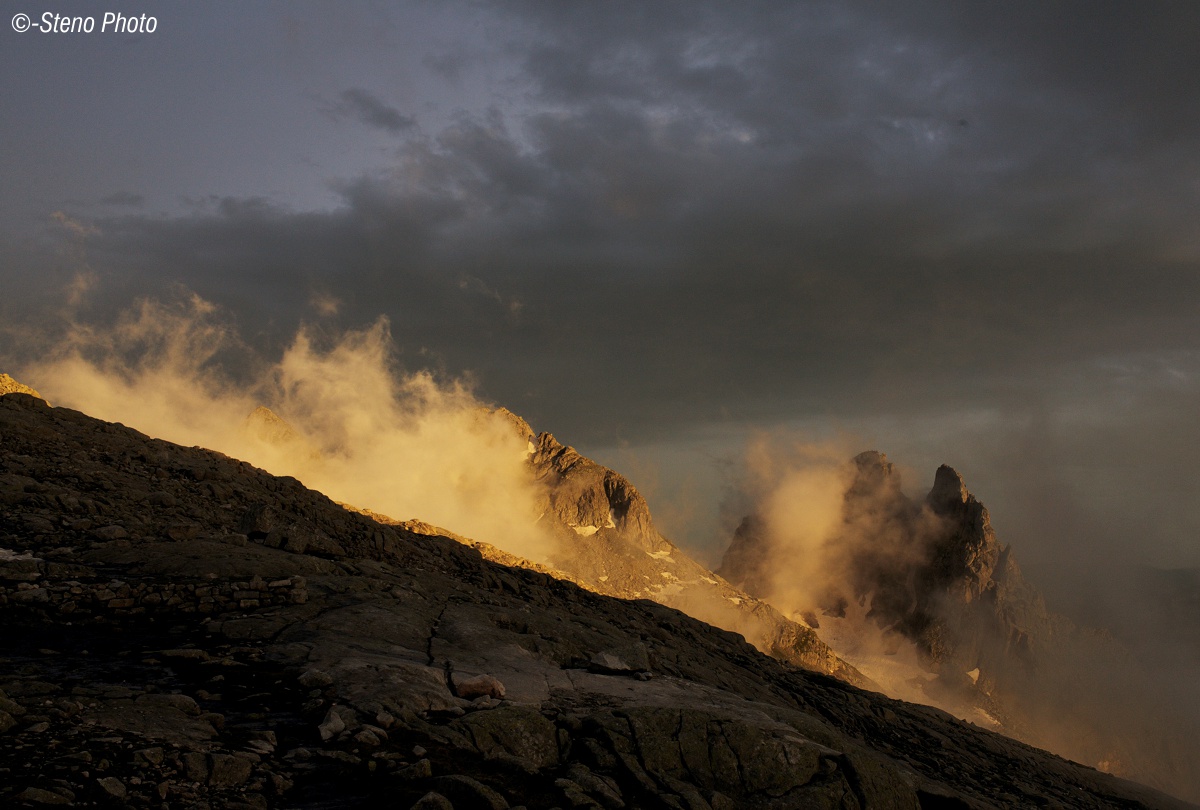 Ultime luci sui Lastoni