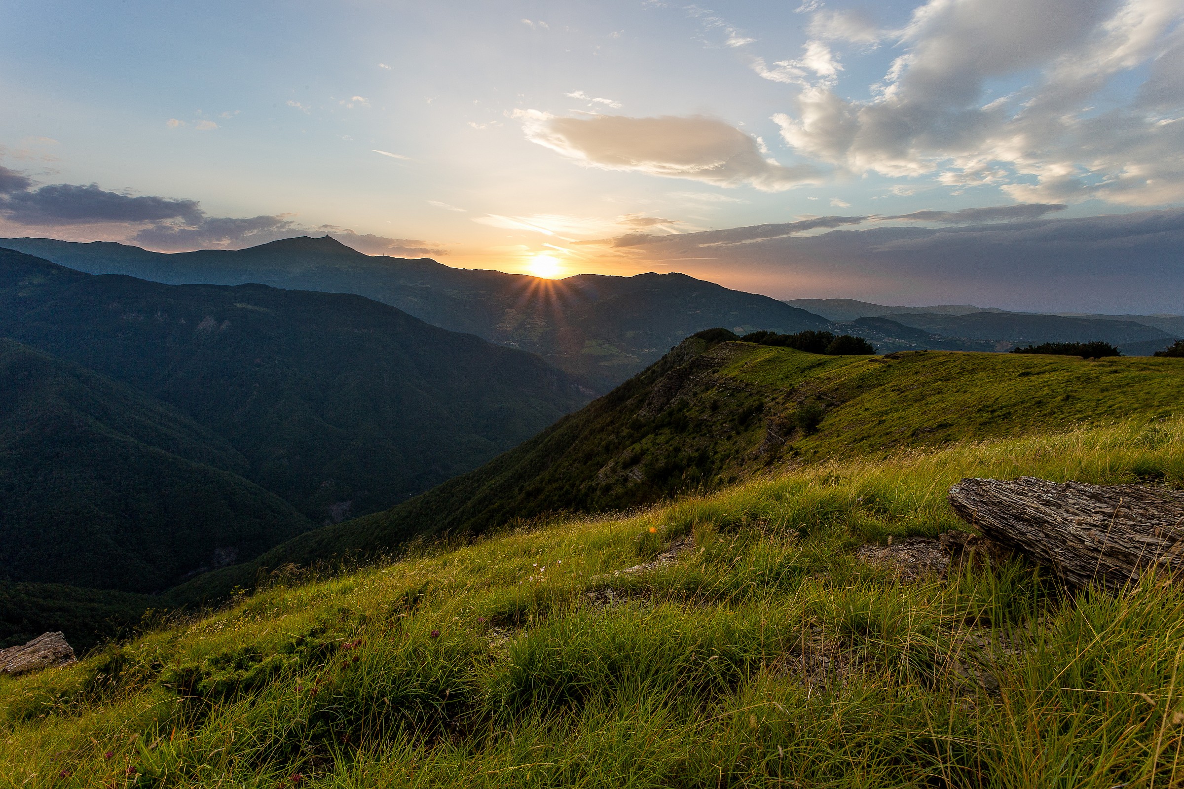 Ultimi raggi sul Cimone