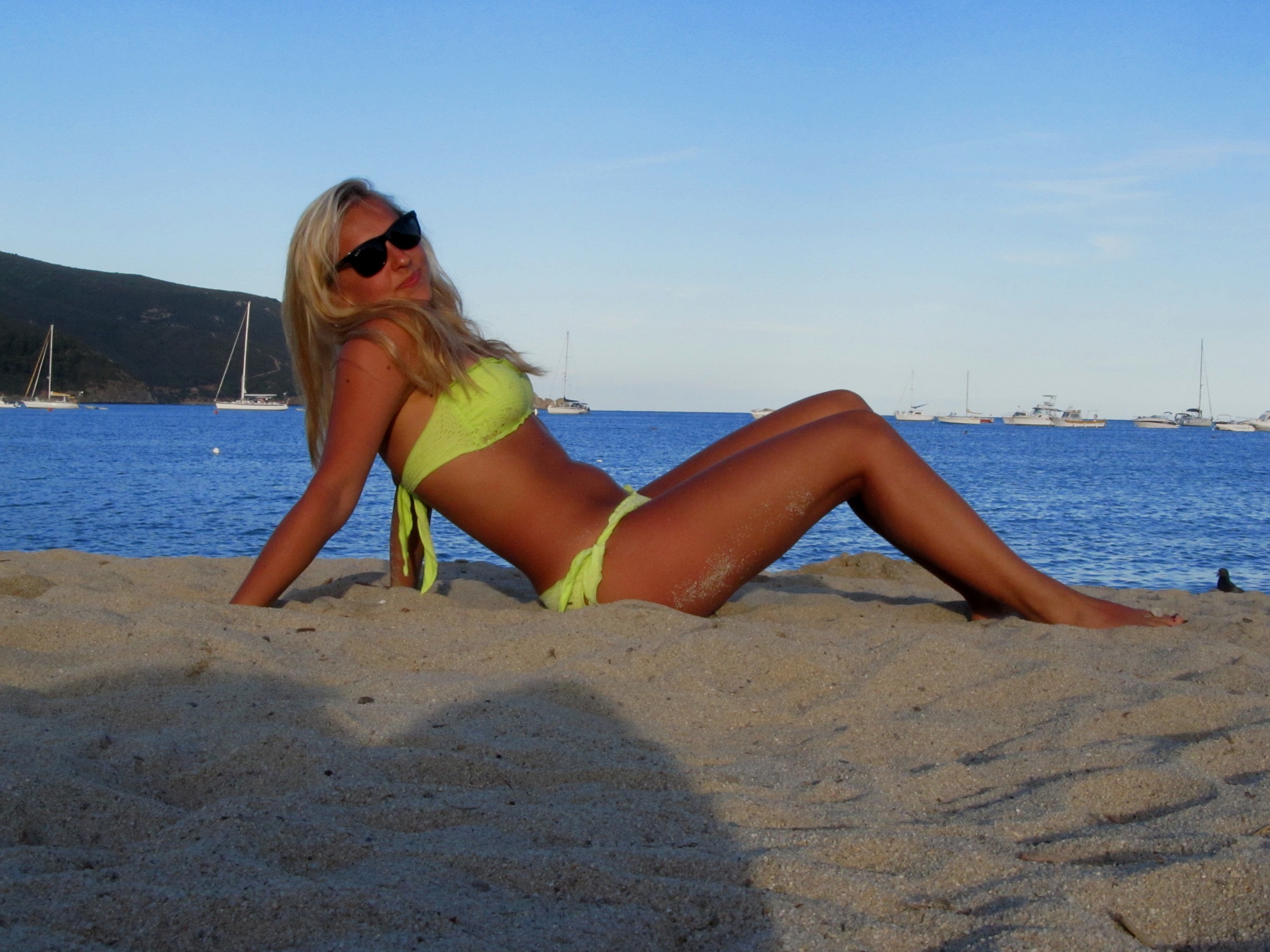 Tra spiaggia mare e cielo