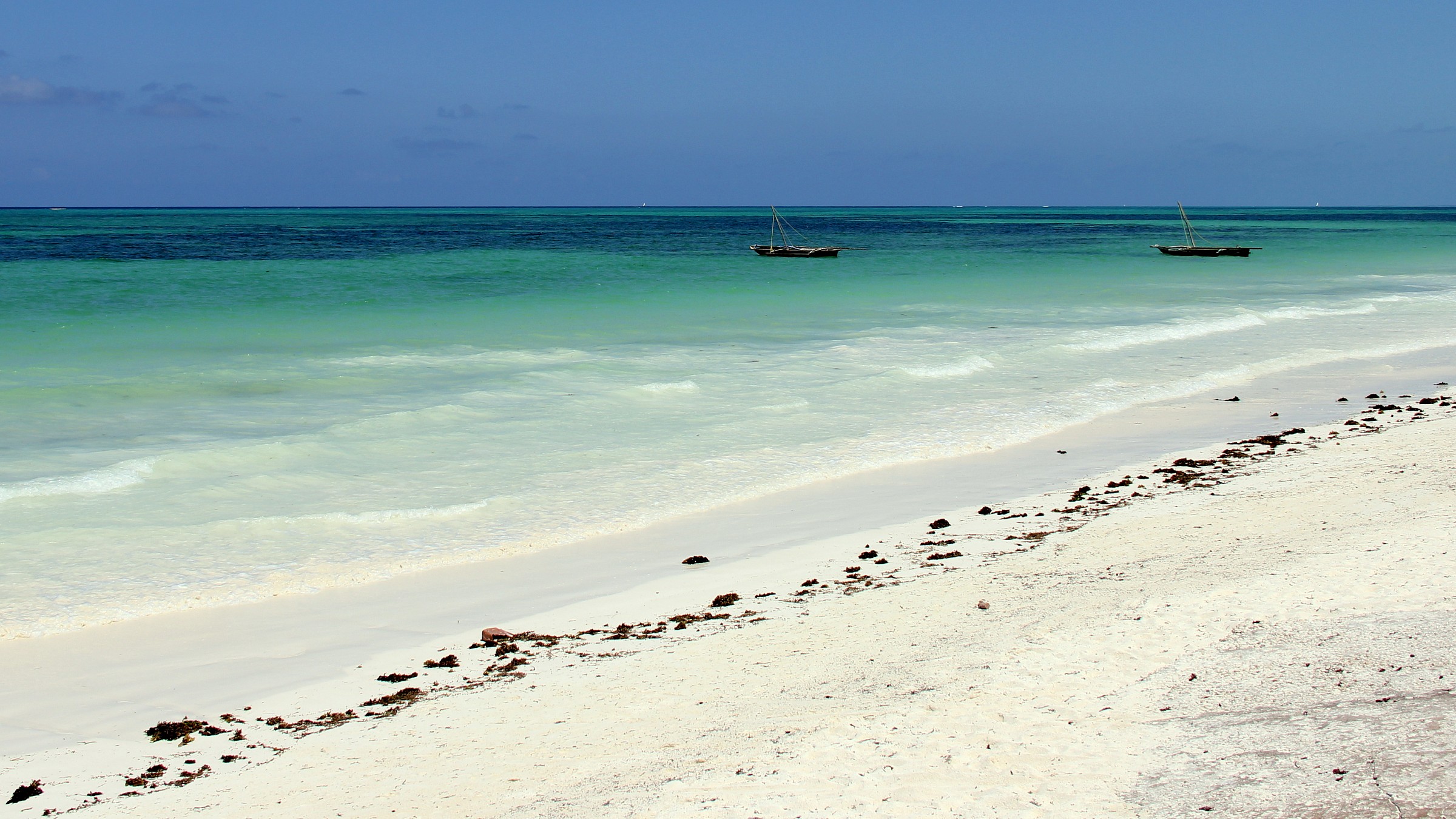 Shades of blue and white