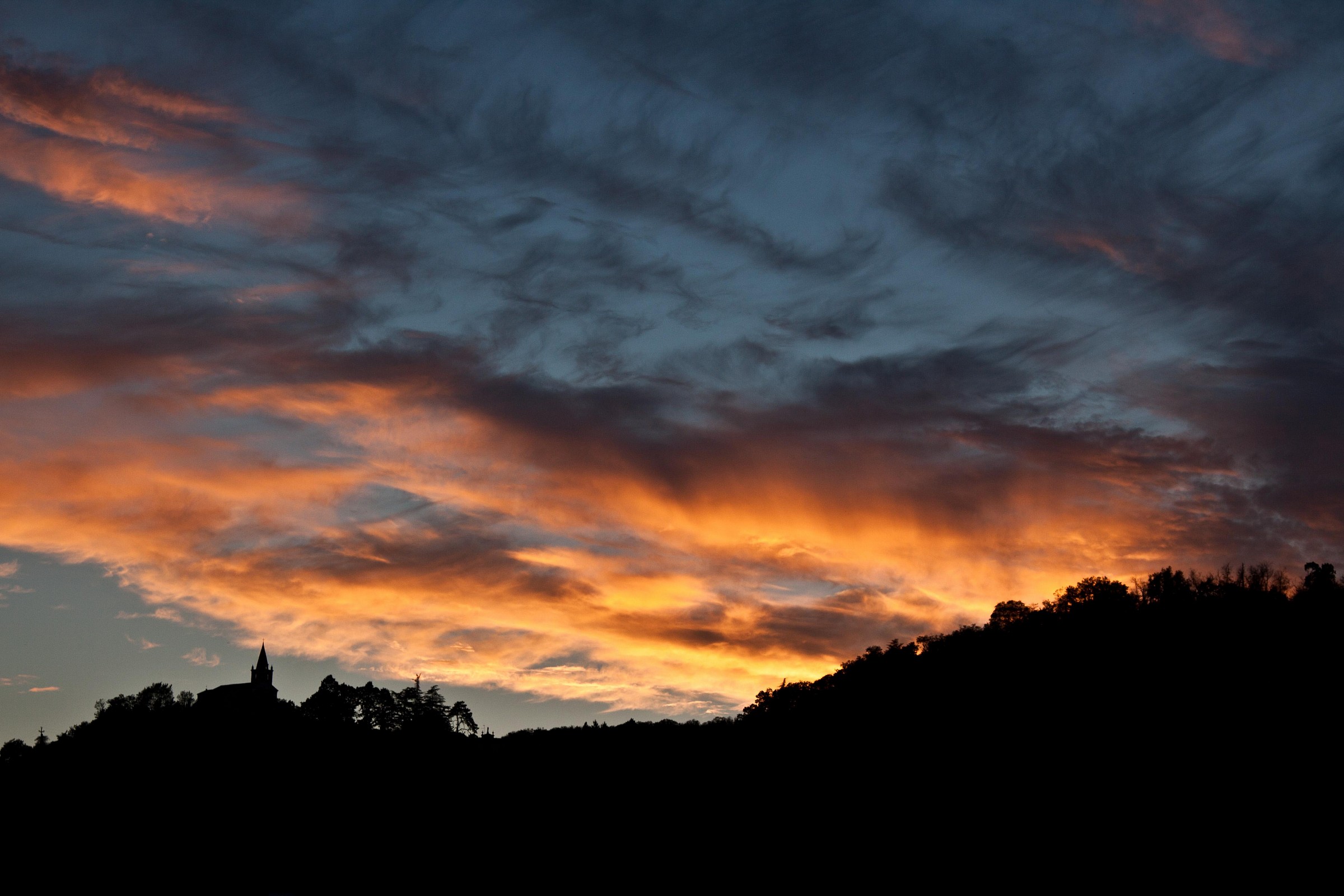 One evening in August