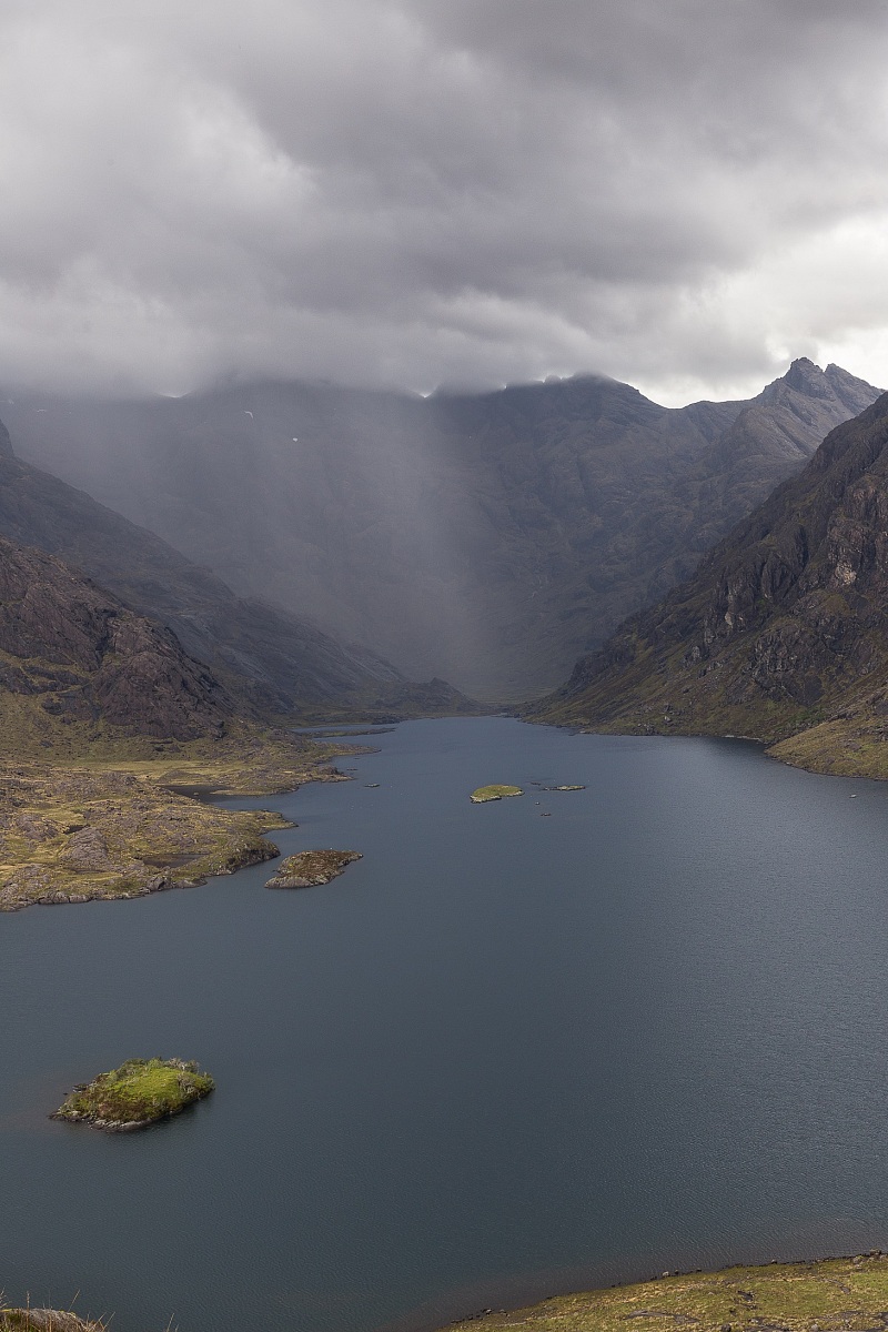 Pioggia in arrivo sul Loch Corusik