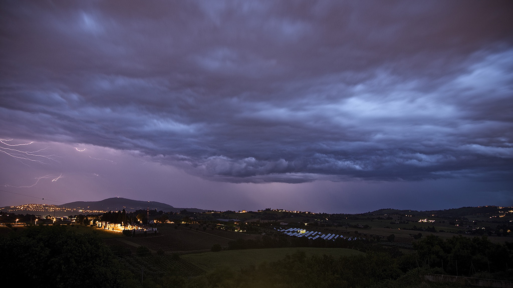 Fulmini sul Conero
