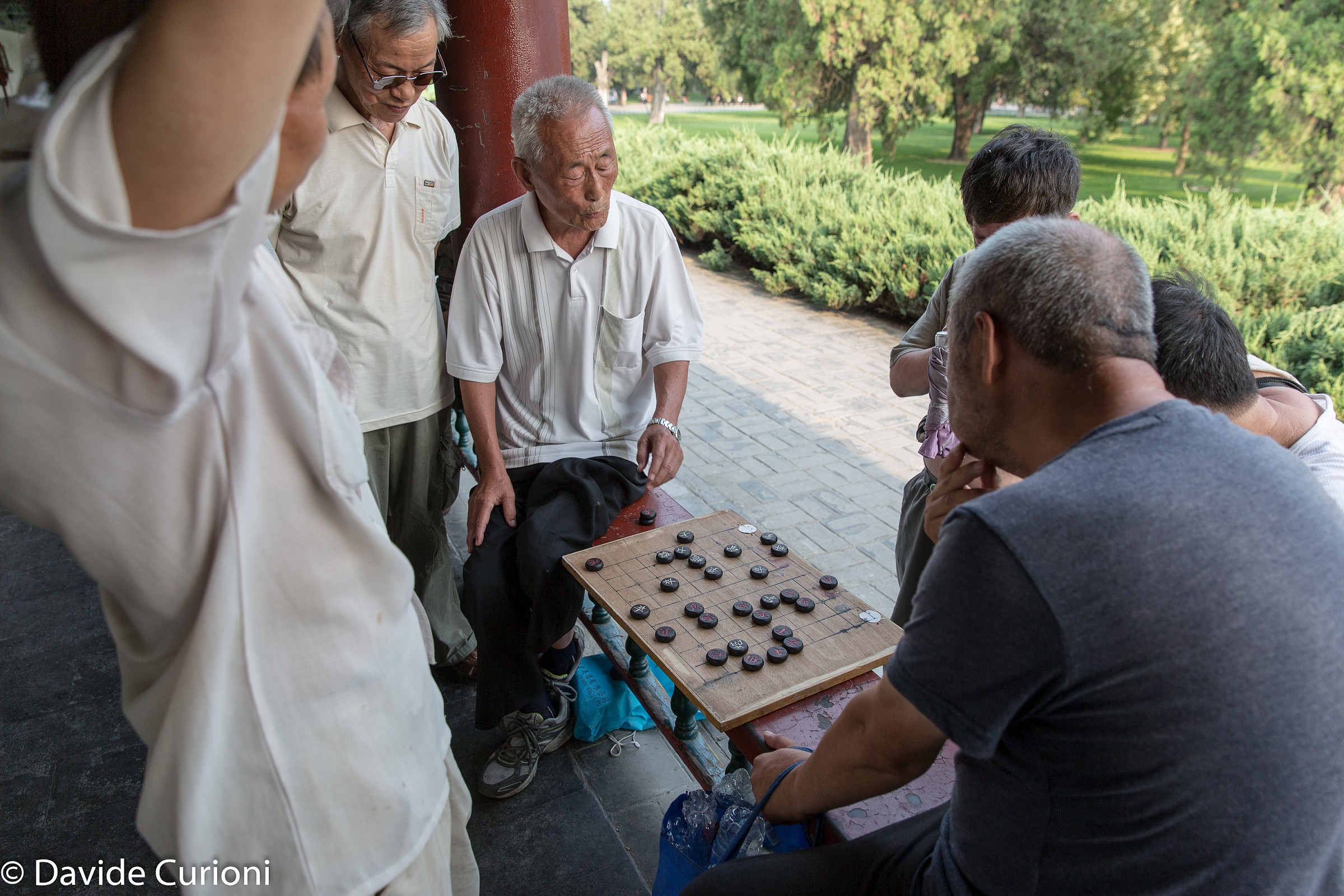 Chinese Chess at the Temple of Heaven in Beijing