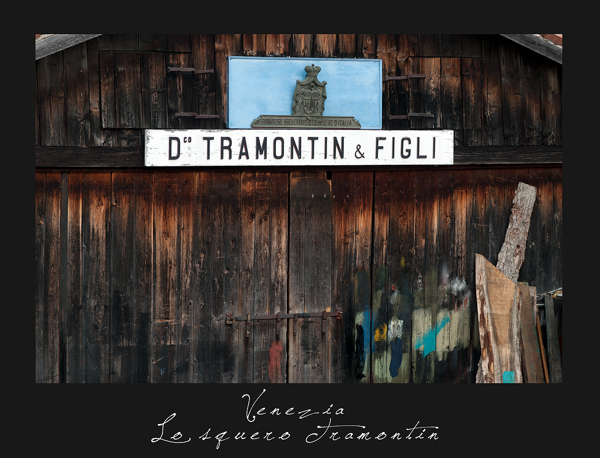 Lo squero Tramontin ad Ognissanti