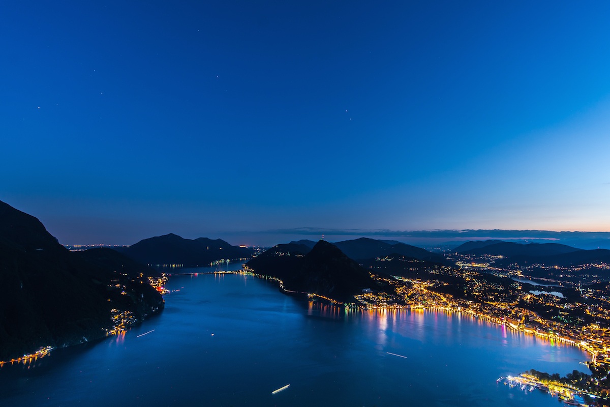 Lugano by night