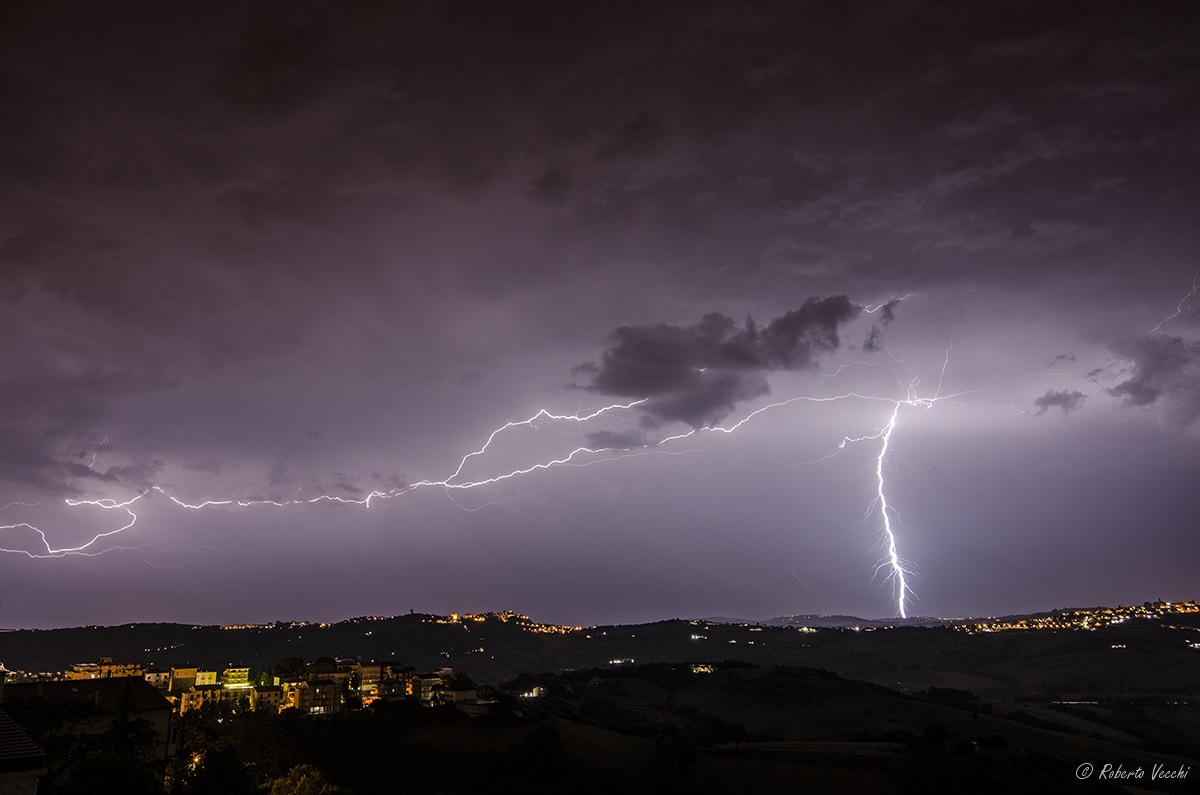 fulmini in Adriatico