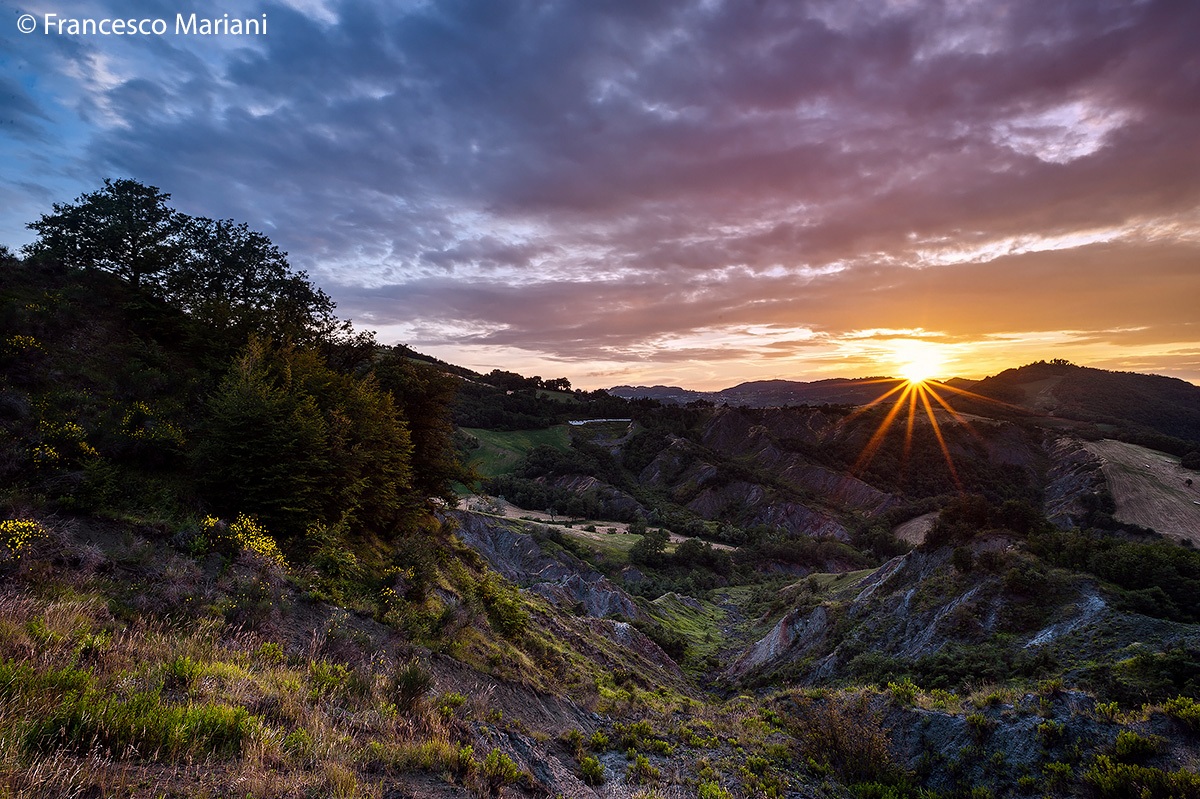 Tramonto dai colli di Baiso 02