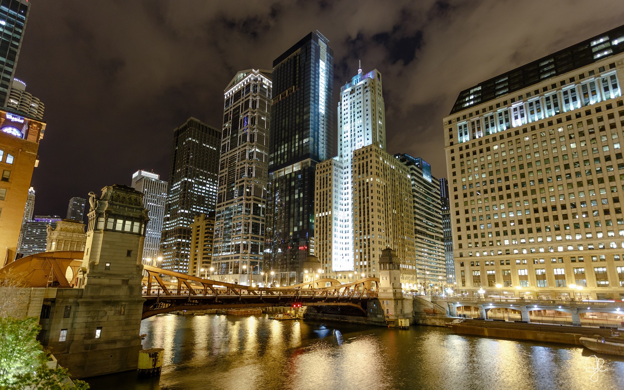 Chicago by night