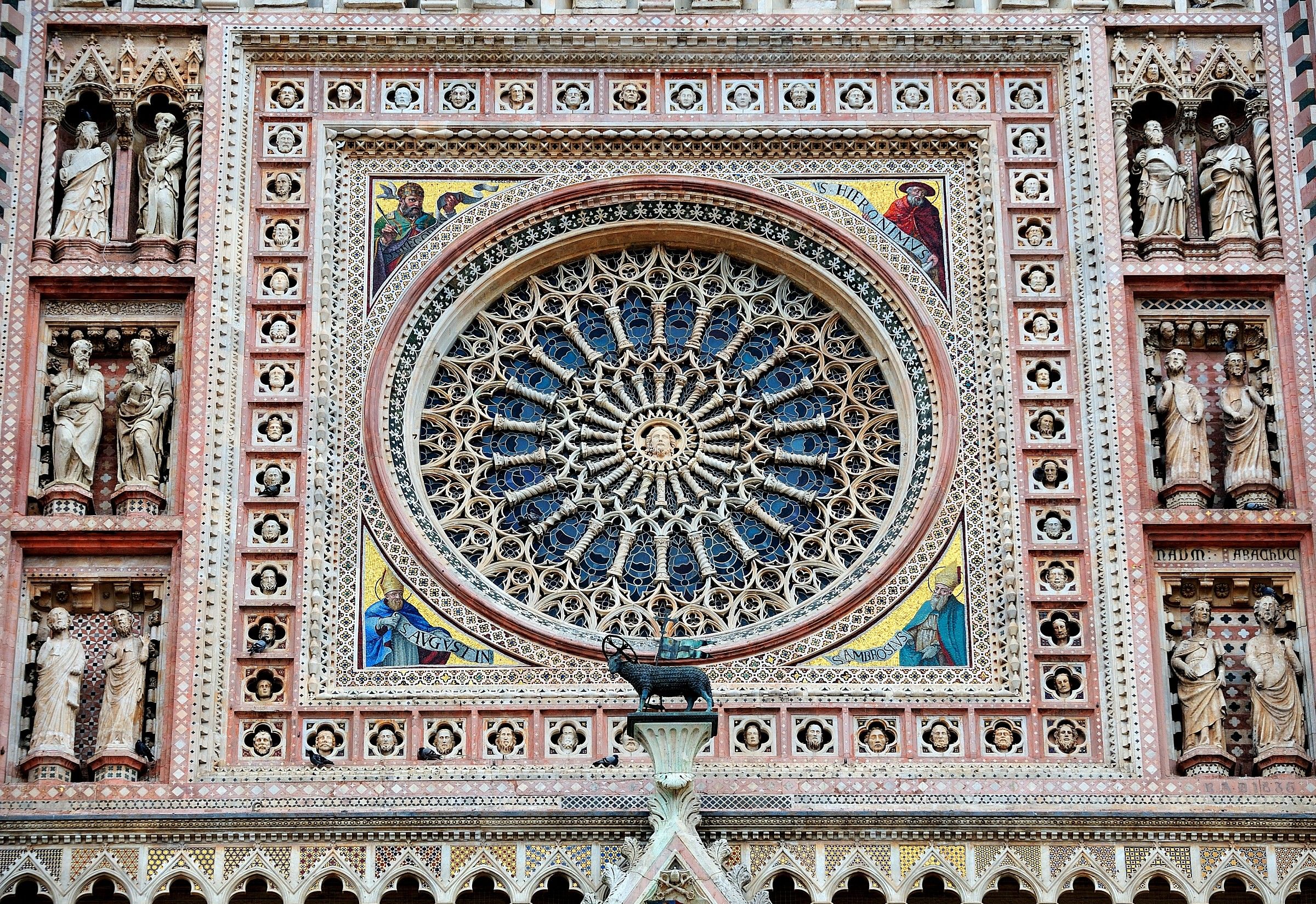 Orvieto: The Rose Window of the Cathedral