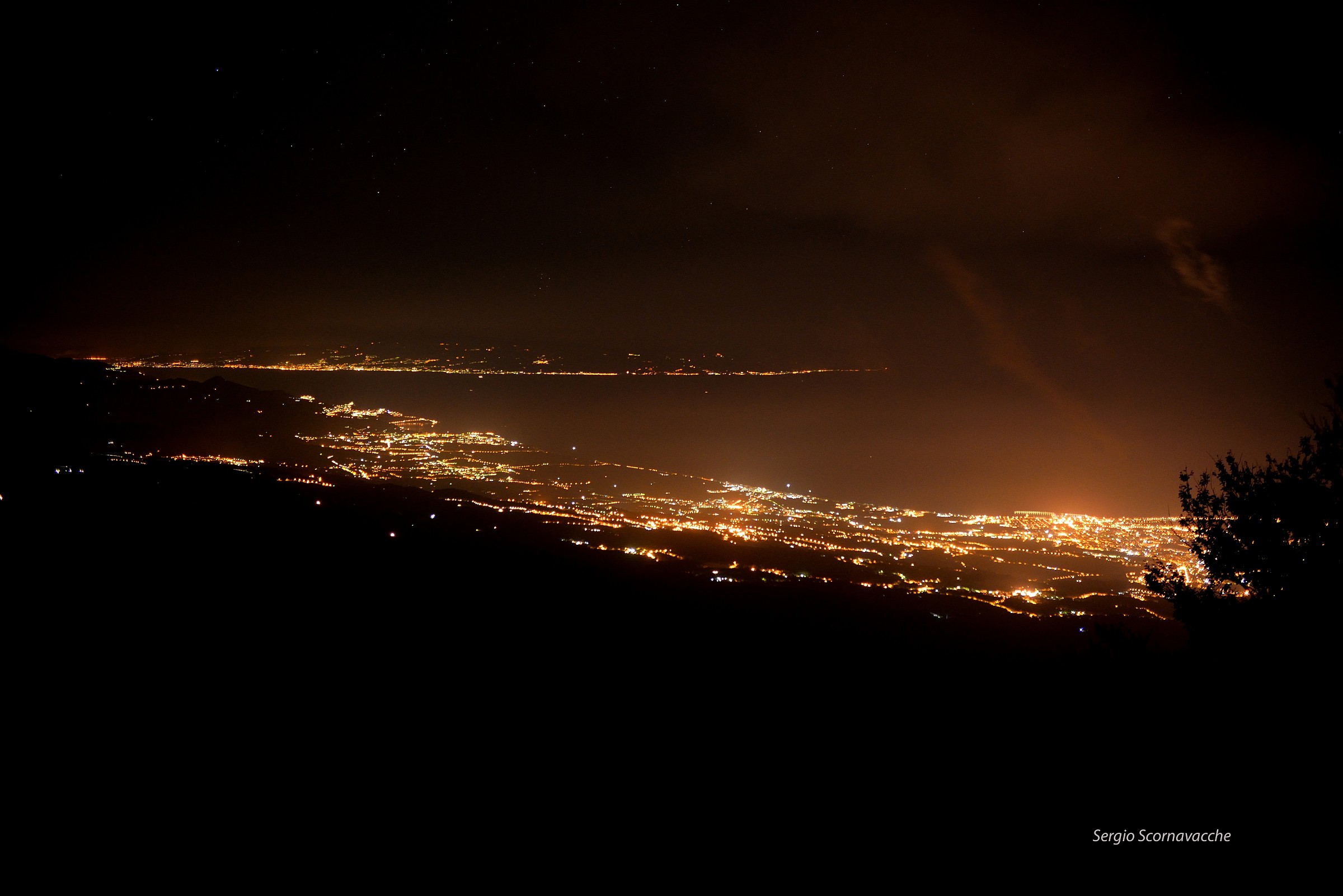 From Catania to Taormina, Etna view