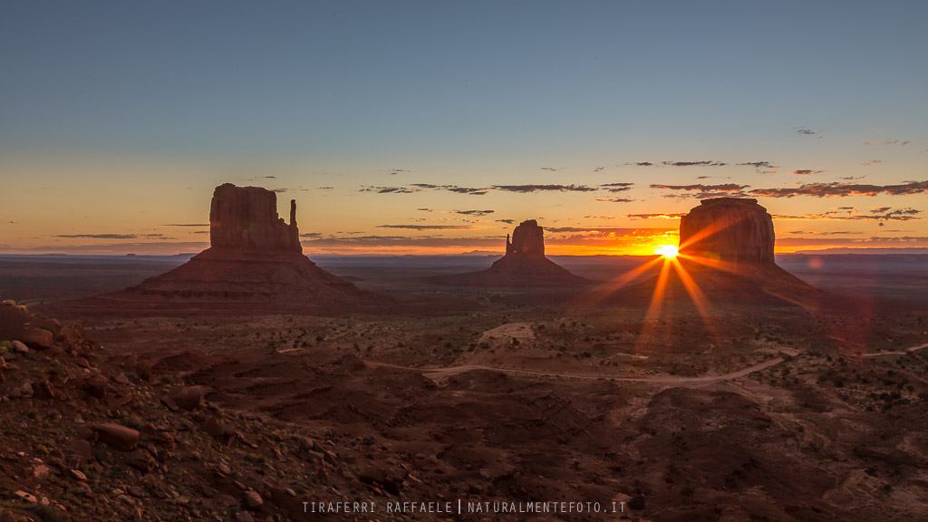 Sunrise at the monument