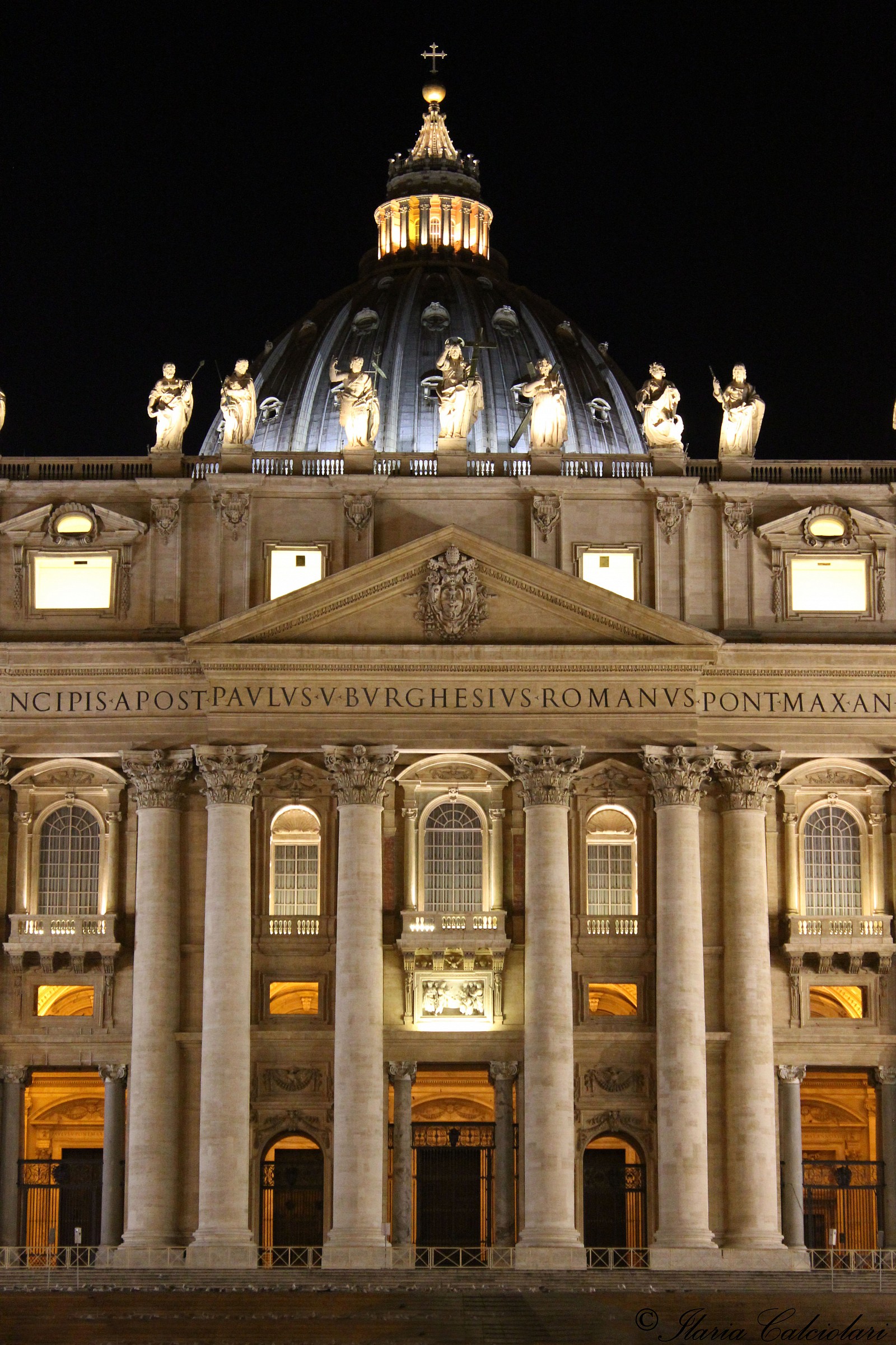 Basilica di S.Pietro-notturna