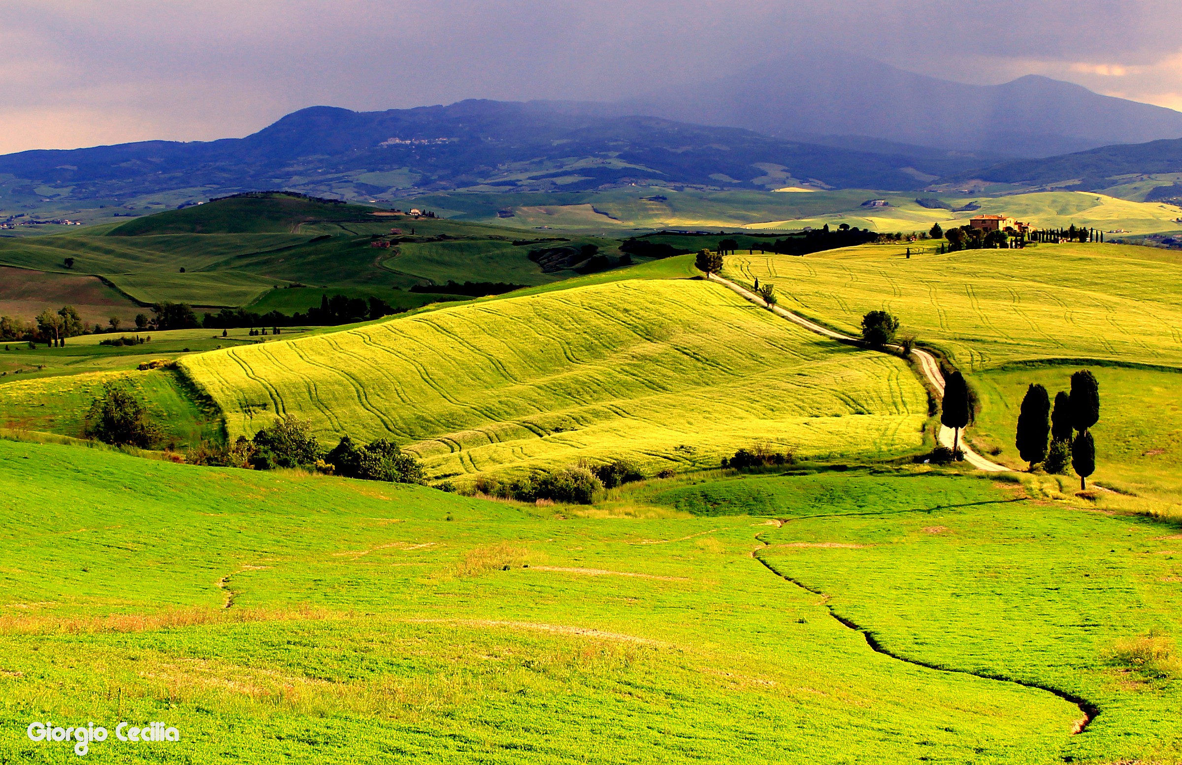 Tramonto in Val d'Orcia